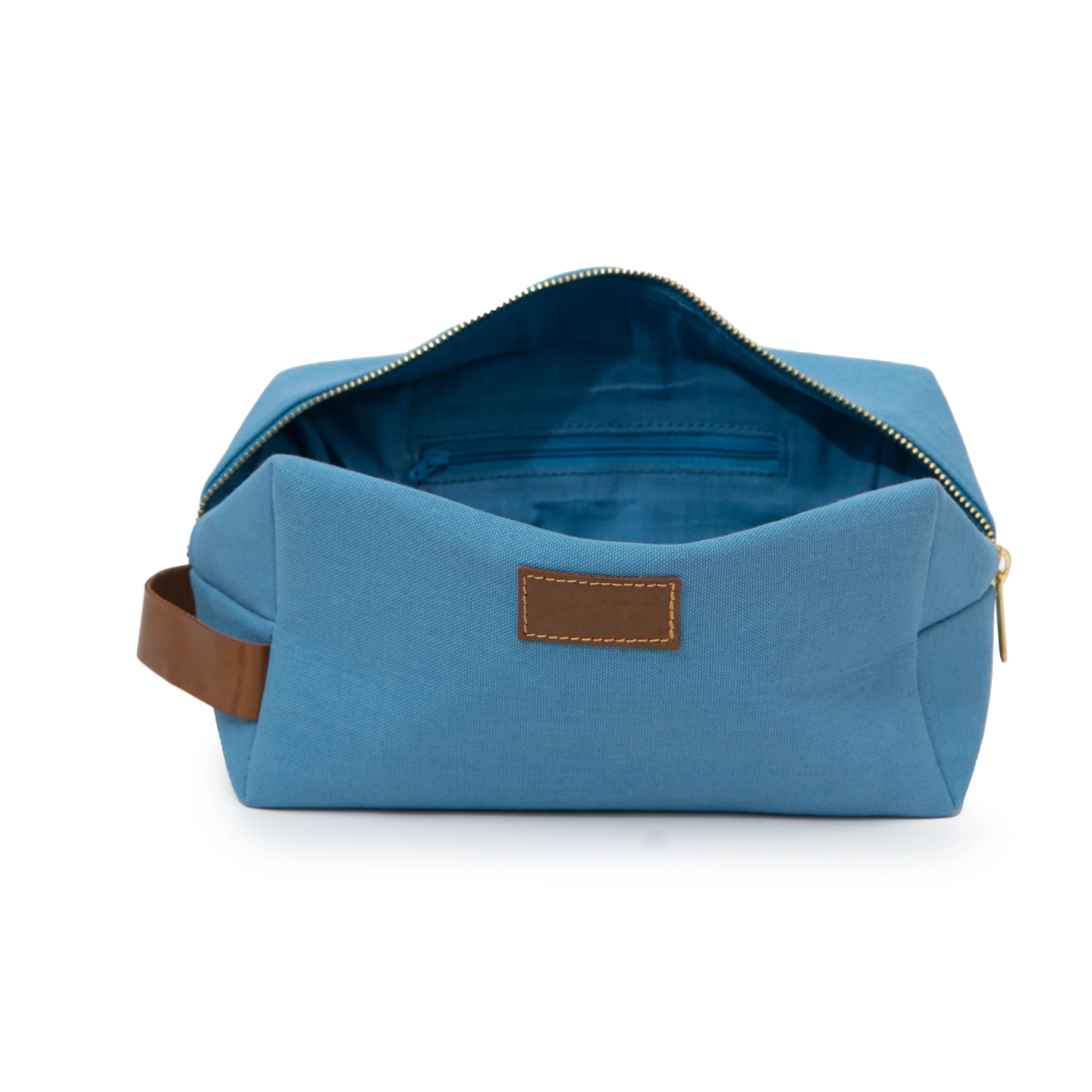 Ayuda Homes - Canvas Box Organizer Pouch - Blue - Totally Indian