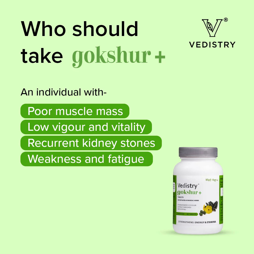 Vedistry Gokshur+ Tablets - Totally Indian
