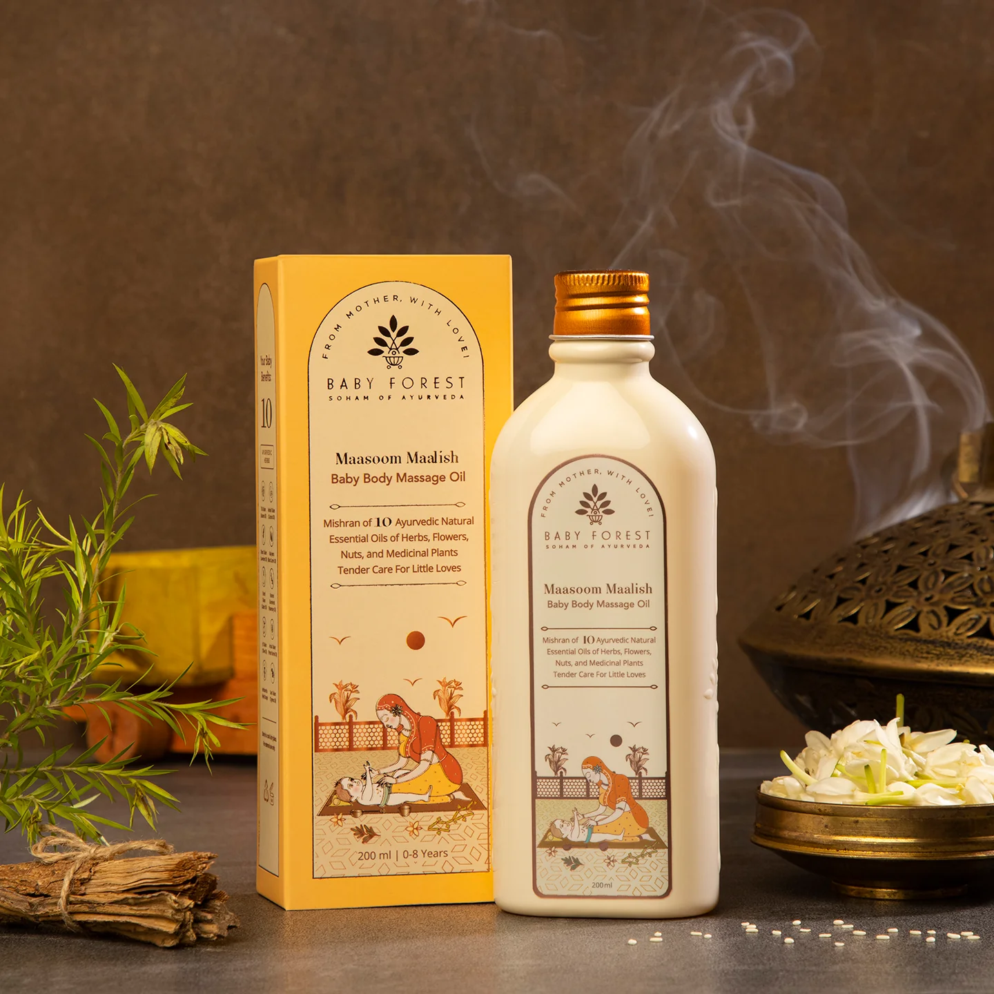 Baby Forest Maasoom Maalish Baby Body Massage Oil - Totally Indian