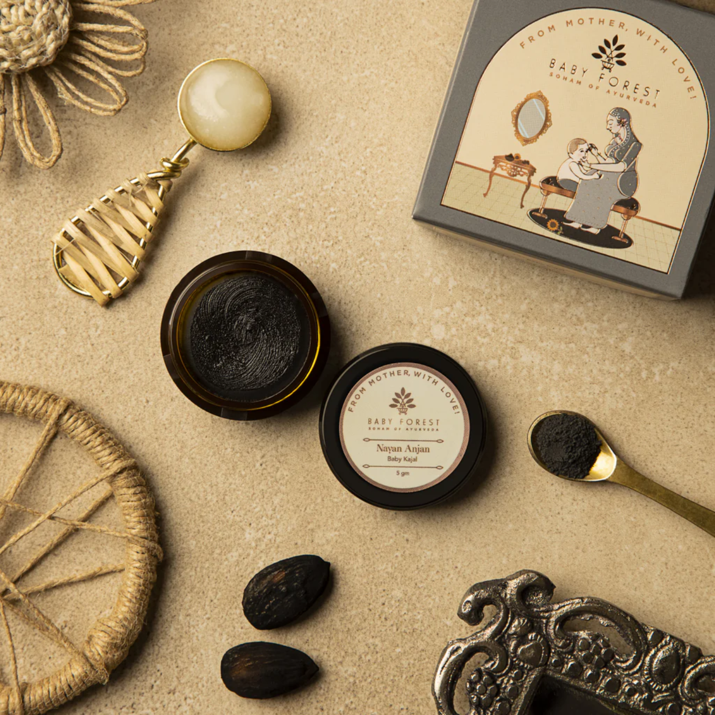 Baby Forest Nayan Anjan Baby Kajal - Totally Indian