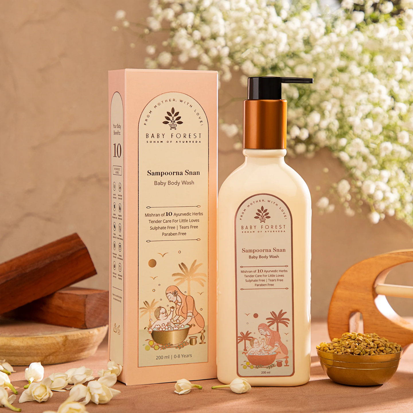 Baby Forest Sampoorna Snan Baby Body Wash - Totally Indian