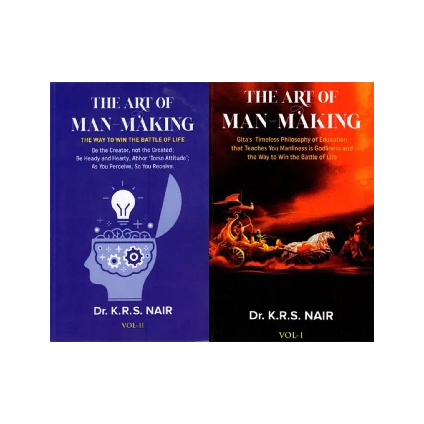 The Art Of Man- Making- The Way To Win The Battle Of Life (Set Of 2 Volums) - Totally Indian