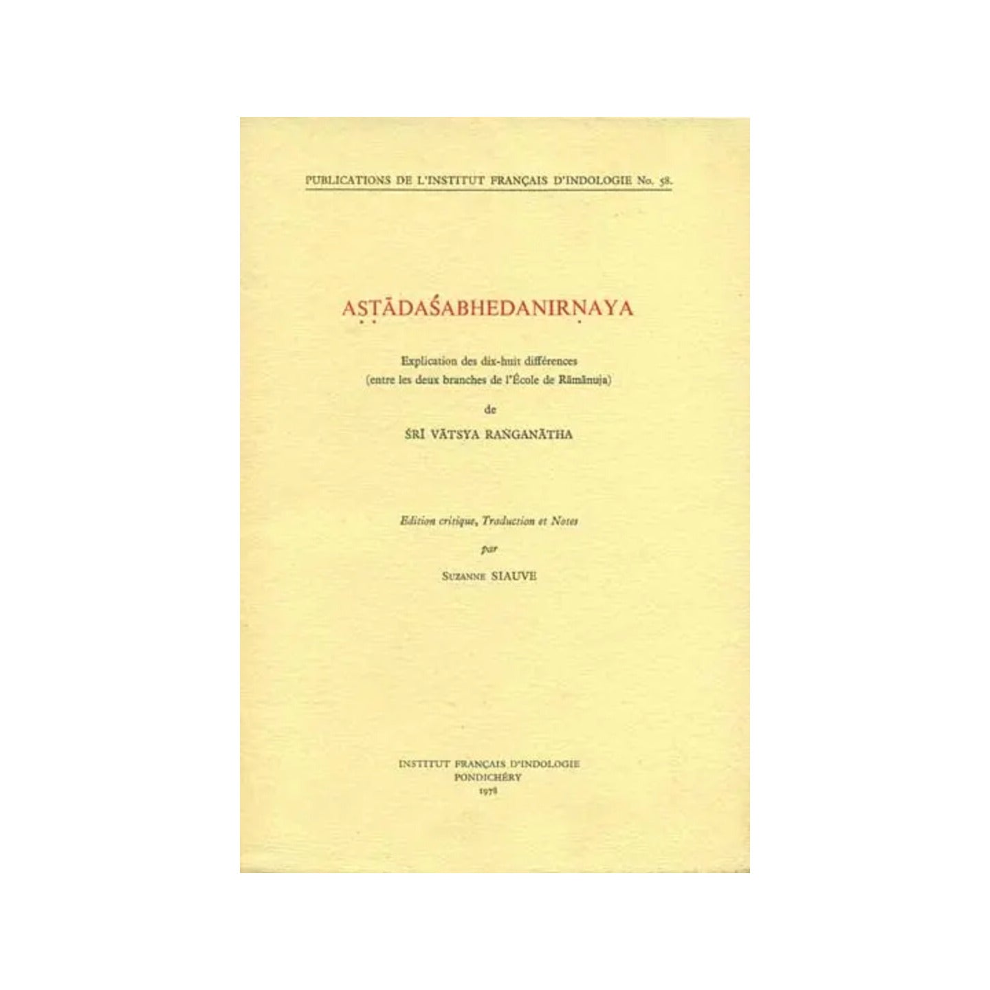 Astadasabhedanirnaya (An Old And Rare Book) - Totally Indian