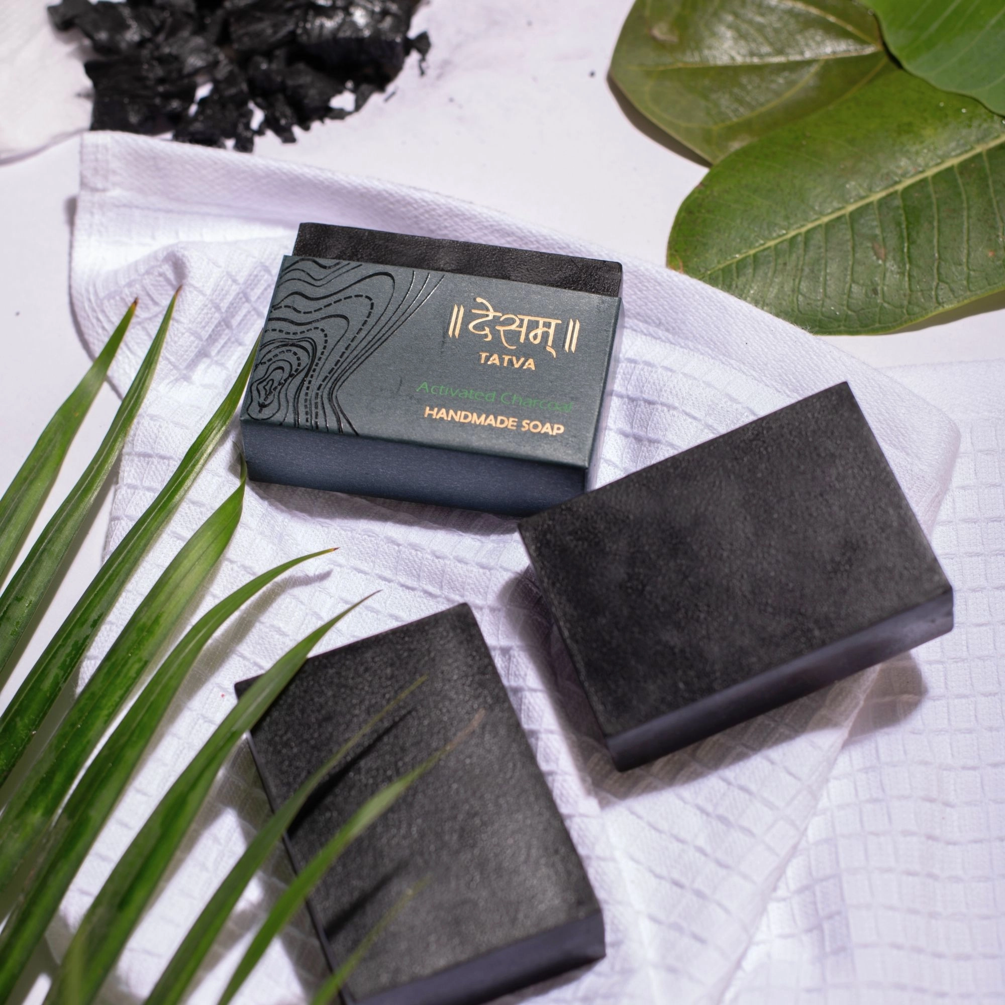 Desam Organics Activated Charcoal Natural Handmade Soap  | Indian product Online Shopping Store