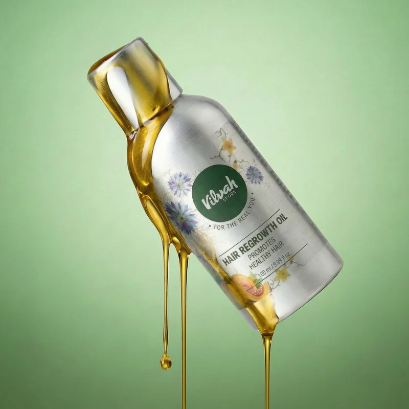 Vilvah Hair Oil | With Black Seed Oil Extracts | Reduces Hair Fall And Rejuvenate Hair And Scalp |100% Natural Oils - Vitamin E | For Men & Women | Indian product Online Shopping Store
