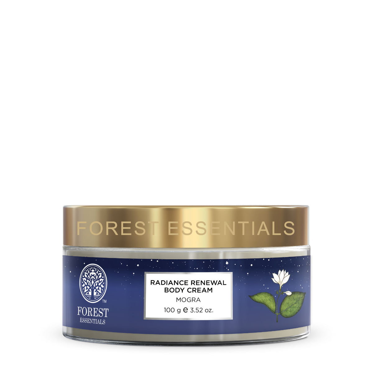 Forest Essentials Radiance Renewal Body Cream Mogra - For Dry Skin Repair (100g) | Indian product Online Shopping Store