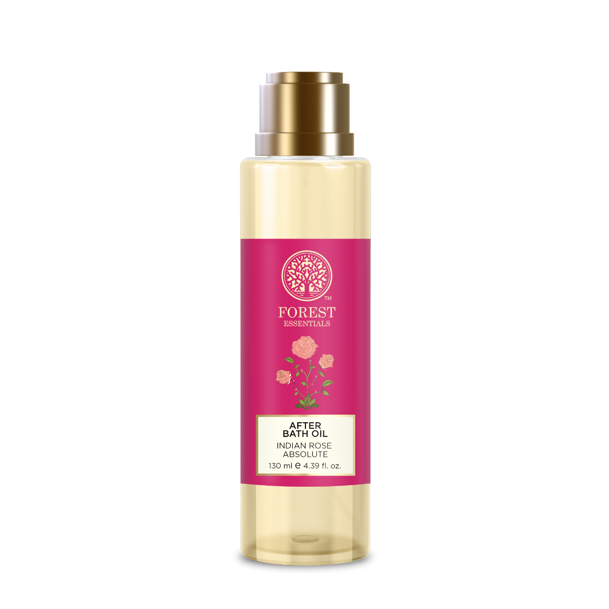 Forest Essentials After Bath Oil Indian Rose | After Shower on Wet Skin | Keeps Skin Hydrated | For Lightly Scented & Soft Skin | For Daily Use | Indian product Online Shopping Store