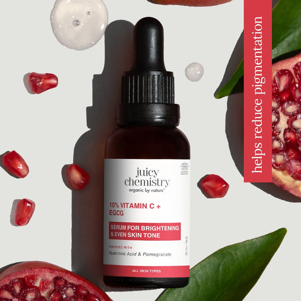Juicy Chemistry 10% Vitamin C + EGCG Face Serum | Indian product Online Shopping Store