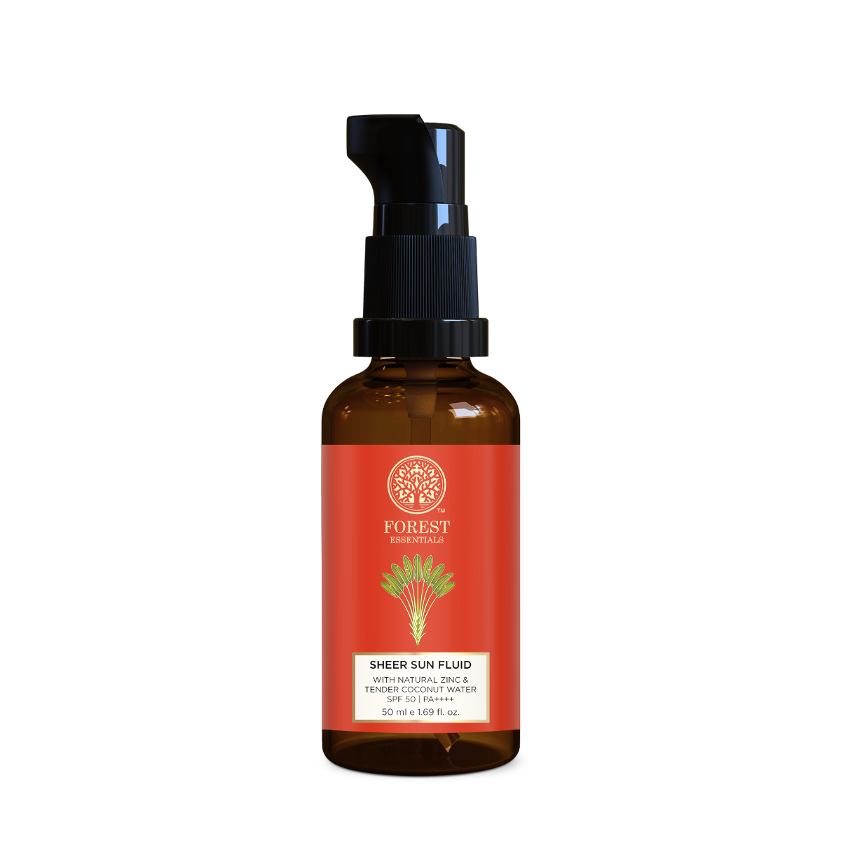 Forest Essentials Ayurvedic Mineral Sunscreen with SPF 50 PA++++ | No White Cast, Light Weight Hydrating Formula | With Vitamin C | Protects from UVA/UVB Rays | For all skin types | Indian product Online Shopping Store