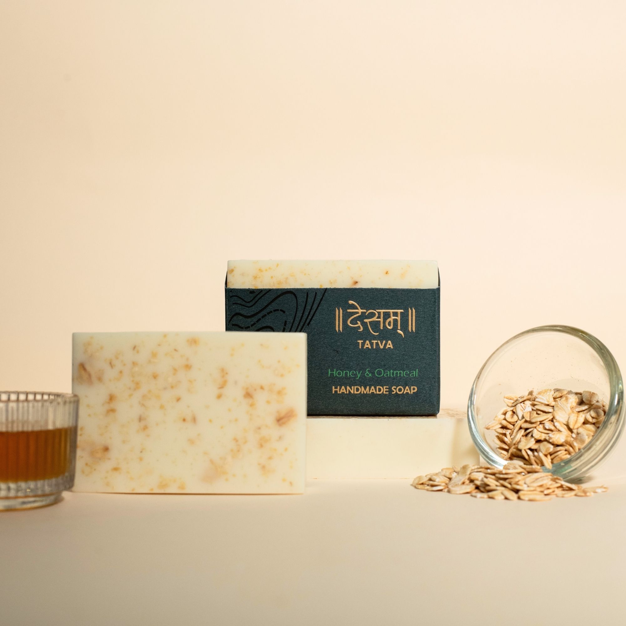 Desam Organics Honey & Oatmeal Handmade Organic Soap  | Indian product Online Shopping Store