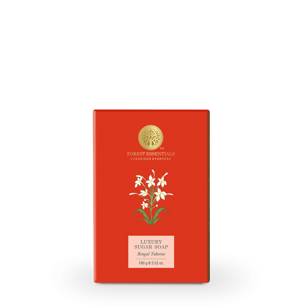 Forest Essentials Bengal Tuberose Soap | Ayurvedic Scented Handmade Bath Soap | Gently Cleanses & Softens Skin | With Natural Oils & Raw Cane Sugar | Indian product Online Shopping Store