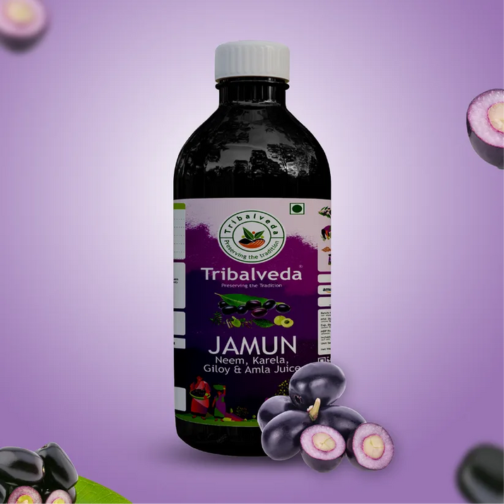 Tribalveda Jamun Neem Karela, Giloy & Amla Ras | Indian product Online Shopping Store