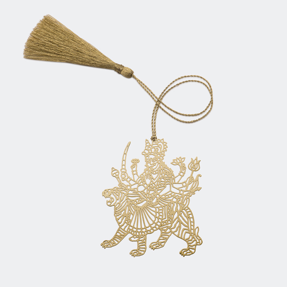Brass Bookmark Goddess Durga_2 | Indian product Online Shopping Store