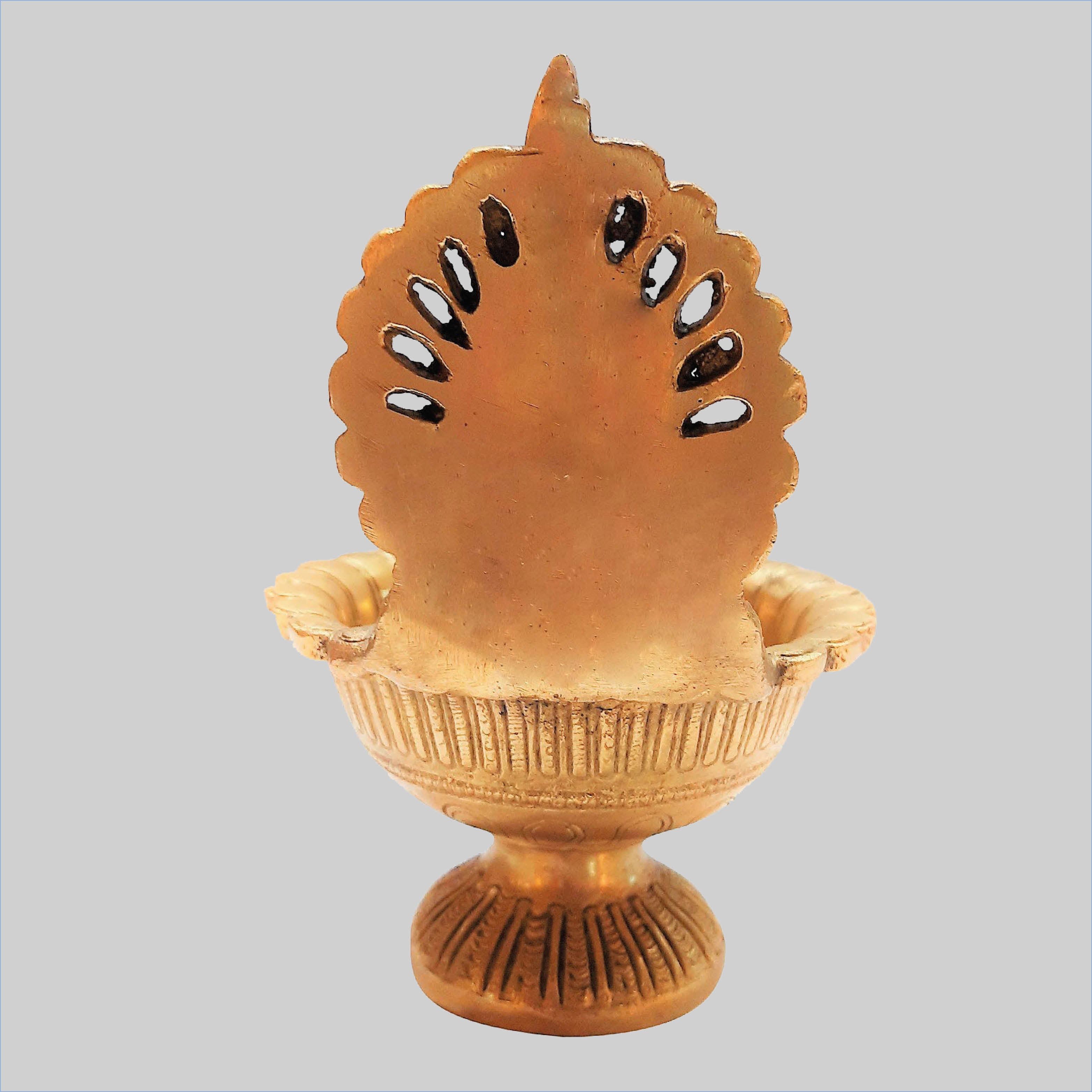 Brass Deepak Ganesha 6 in_4 | Indian product Online Shopping Store