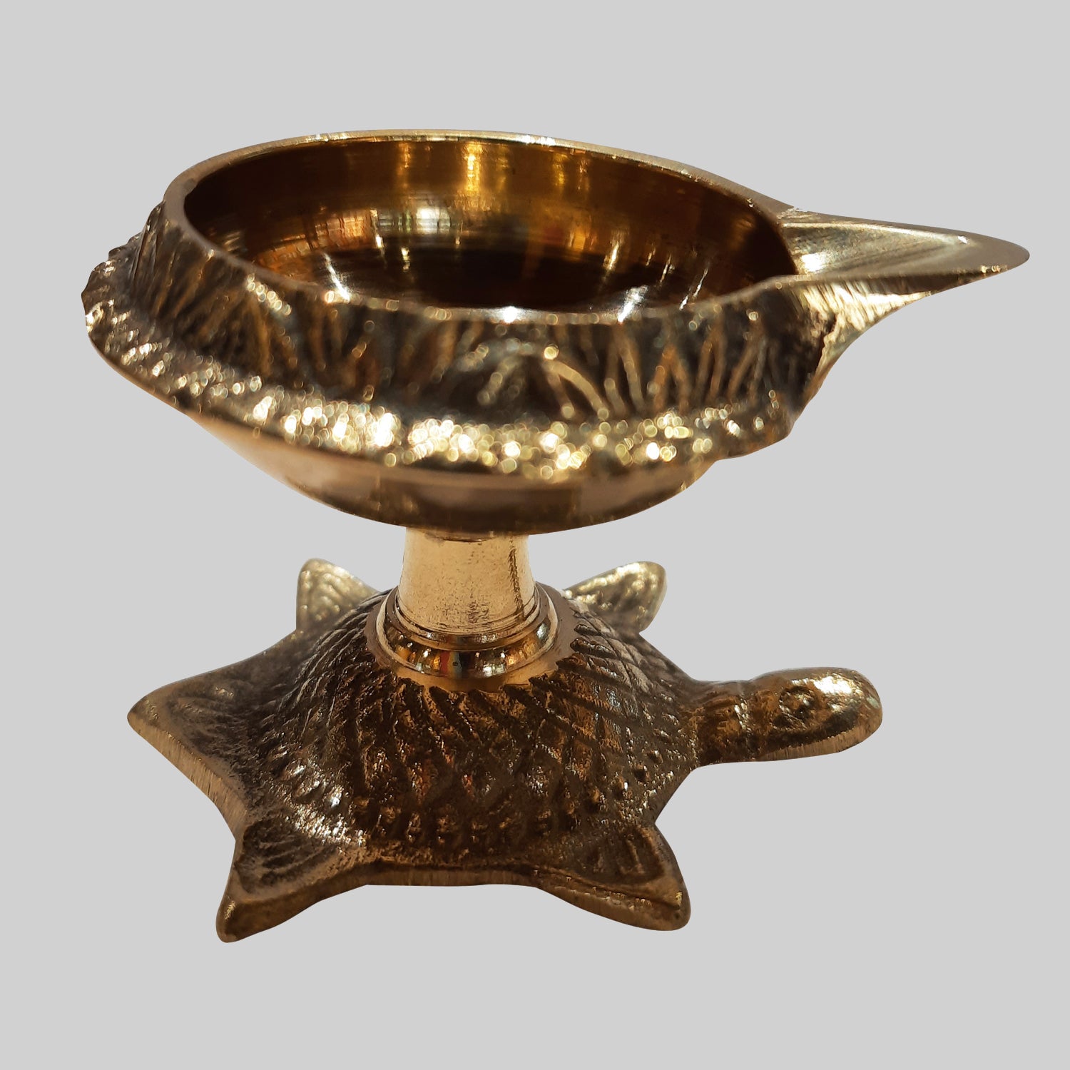 Brass Deepak on Tortoise_1 | Indian product Online Shopping Store