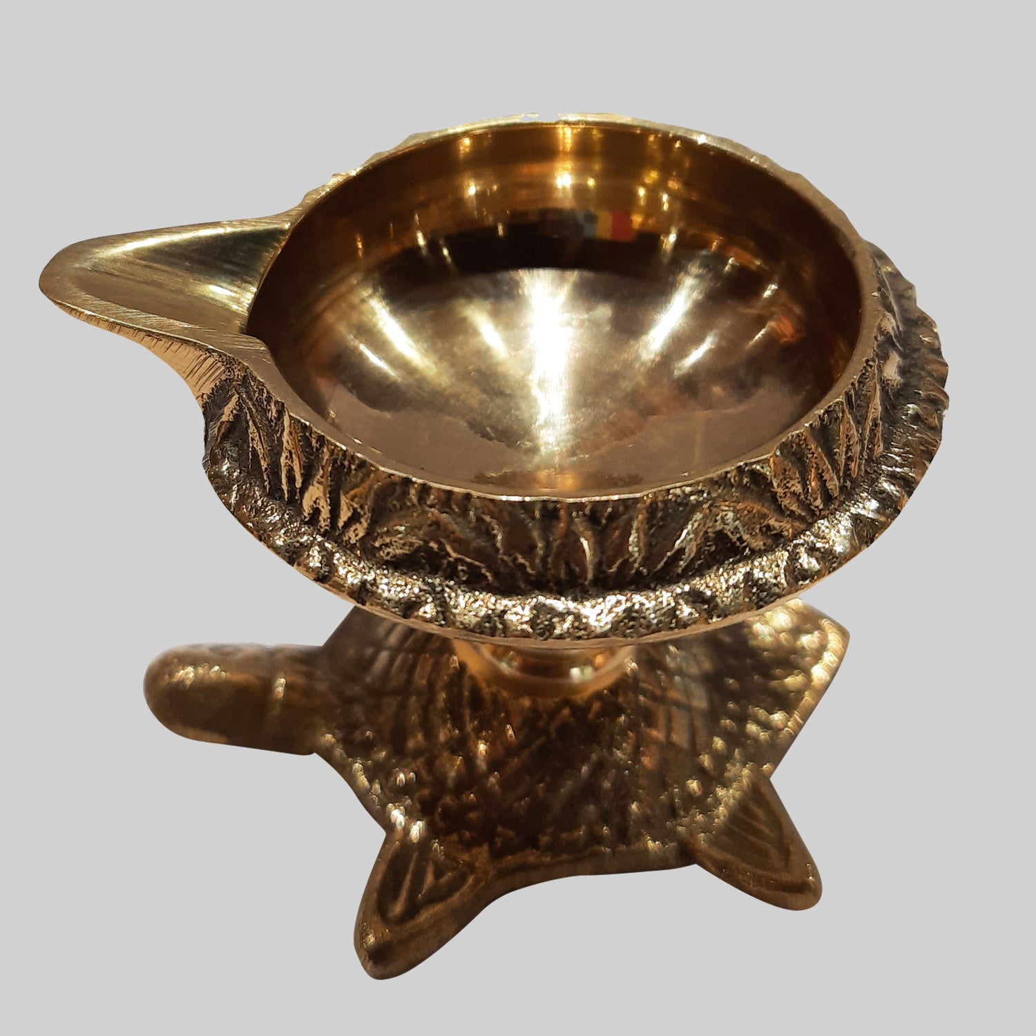 Brass Deepak on Tortoise_2 | Indian product Online Shopping Store