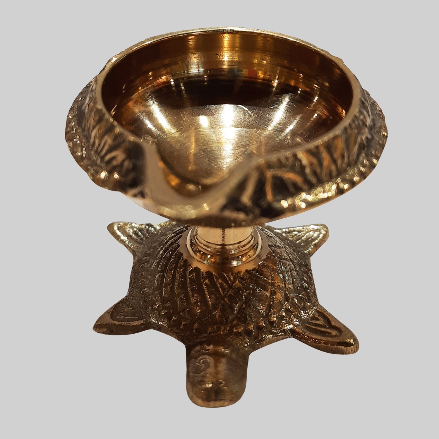 Brass Deepak on Tortoise_3 | Indian product Online Shopping Store
