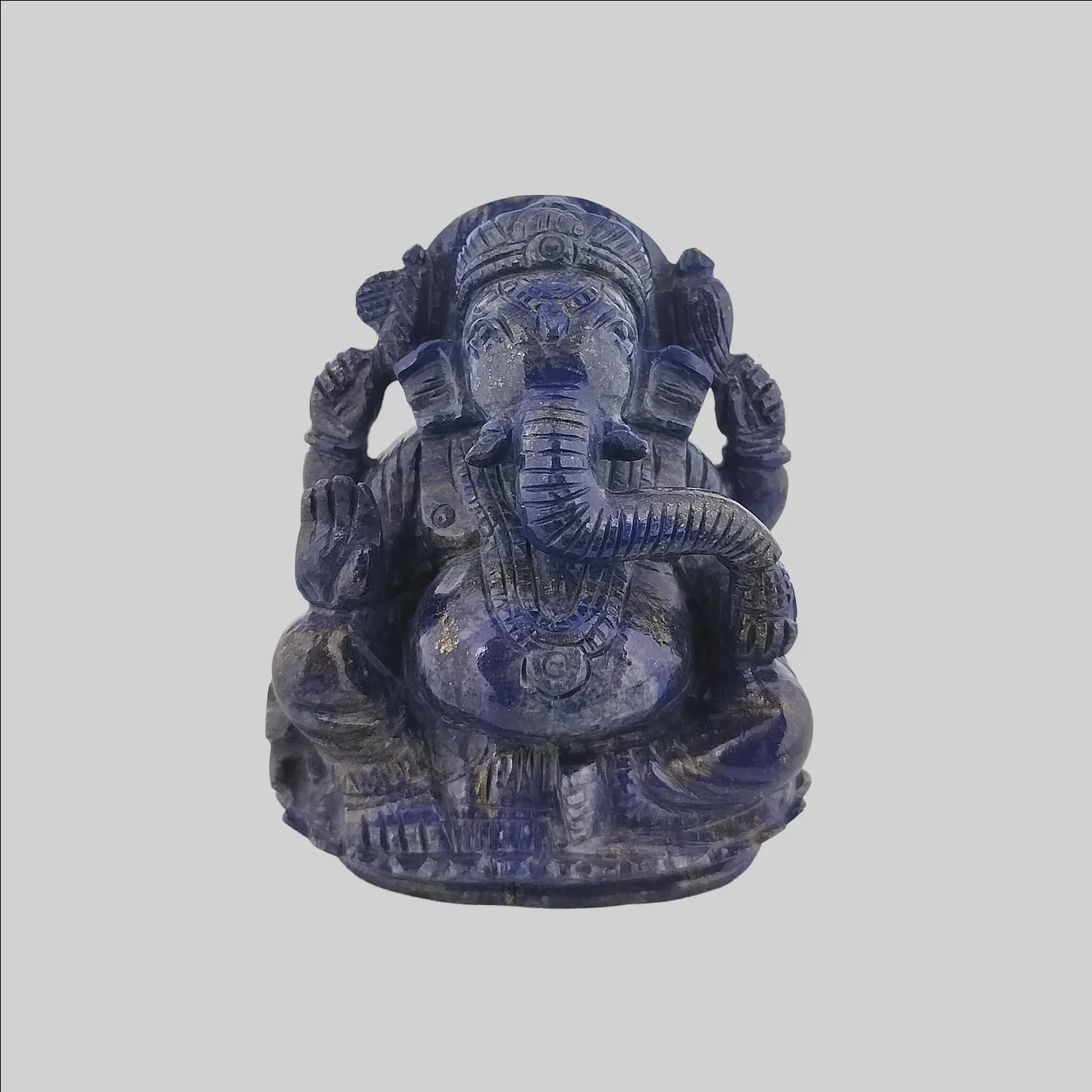 Lapis Stone Ganesha 870 gm_1 | Indian product Online Shopping Store