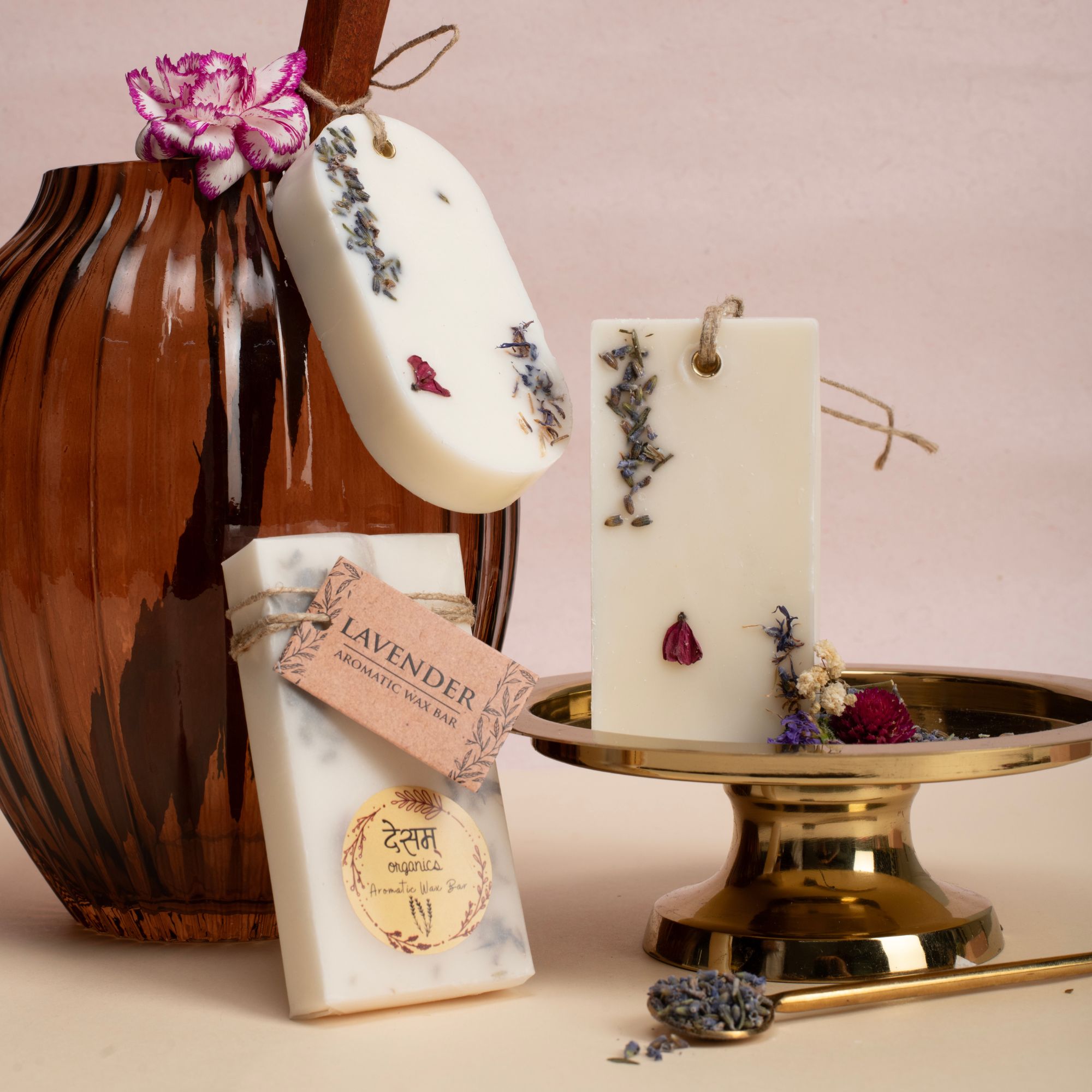 Desam Organics Lavender Aroma Wax Bars (Wardrobe & Drawer Freshener)