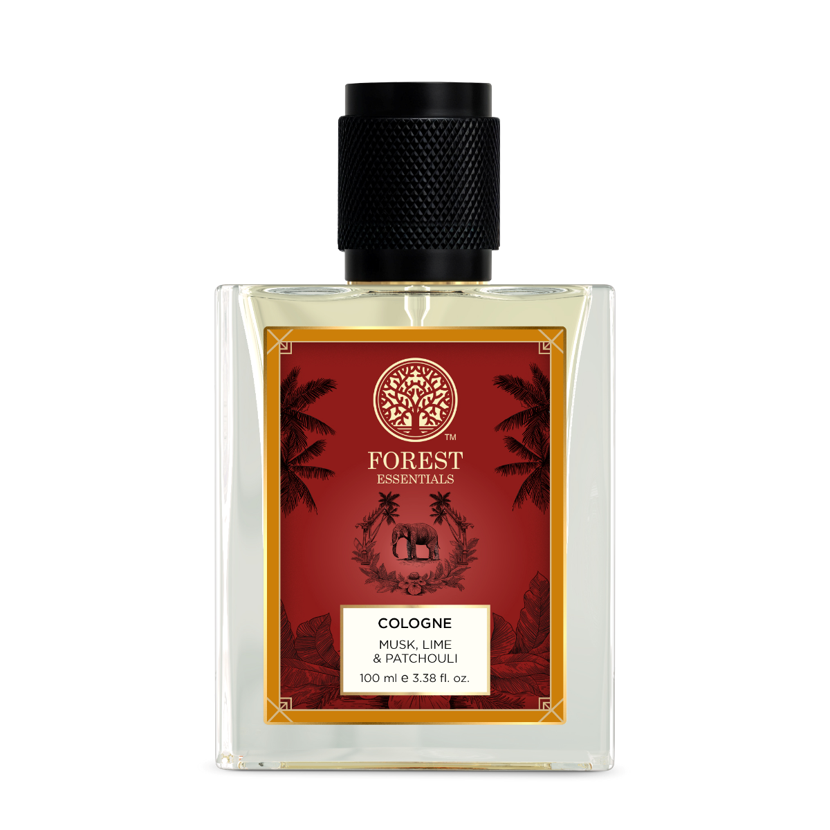 Forest Essentials Cologne - Musk, Lime & Patchouli | Long Lasting & Sophisticated scent | With Skin Nourishing Ingredients