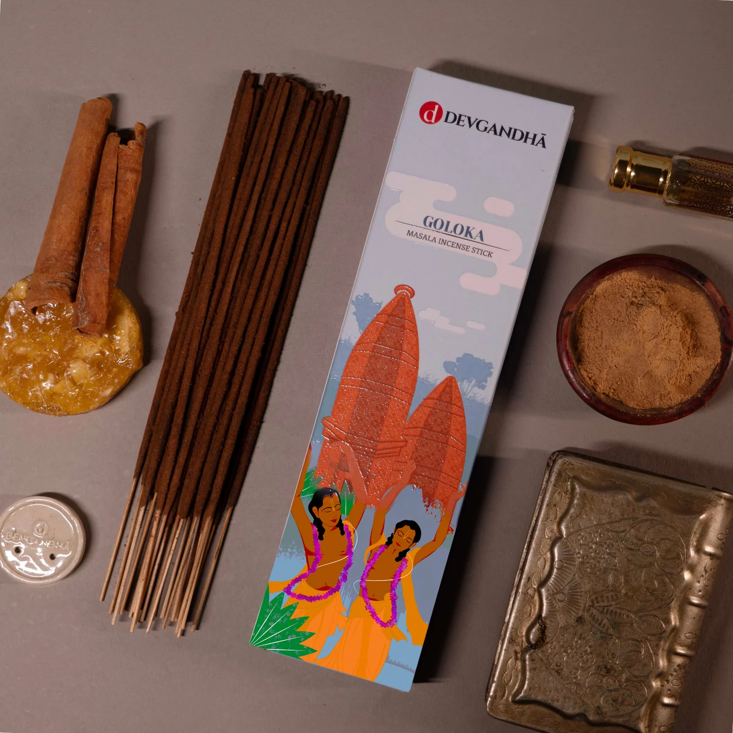 Devgandha Goloka Masala Incense Sticks | (Approx. 50 Sticks)