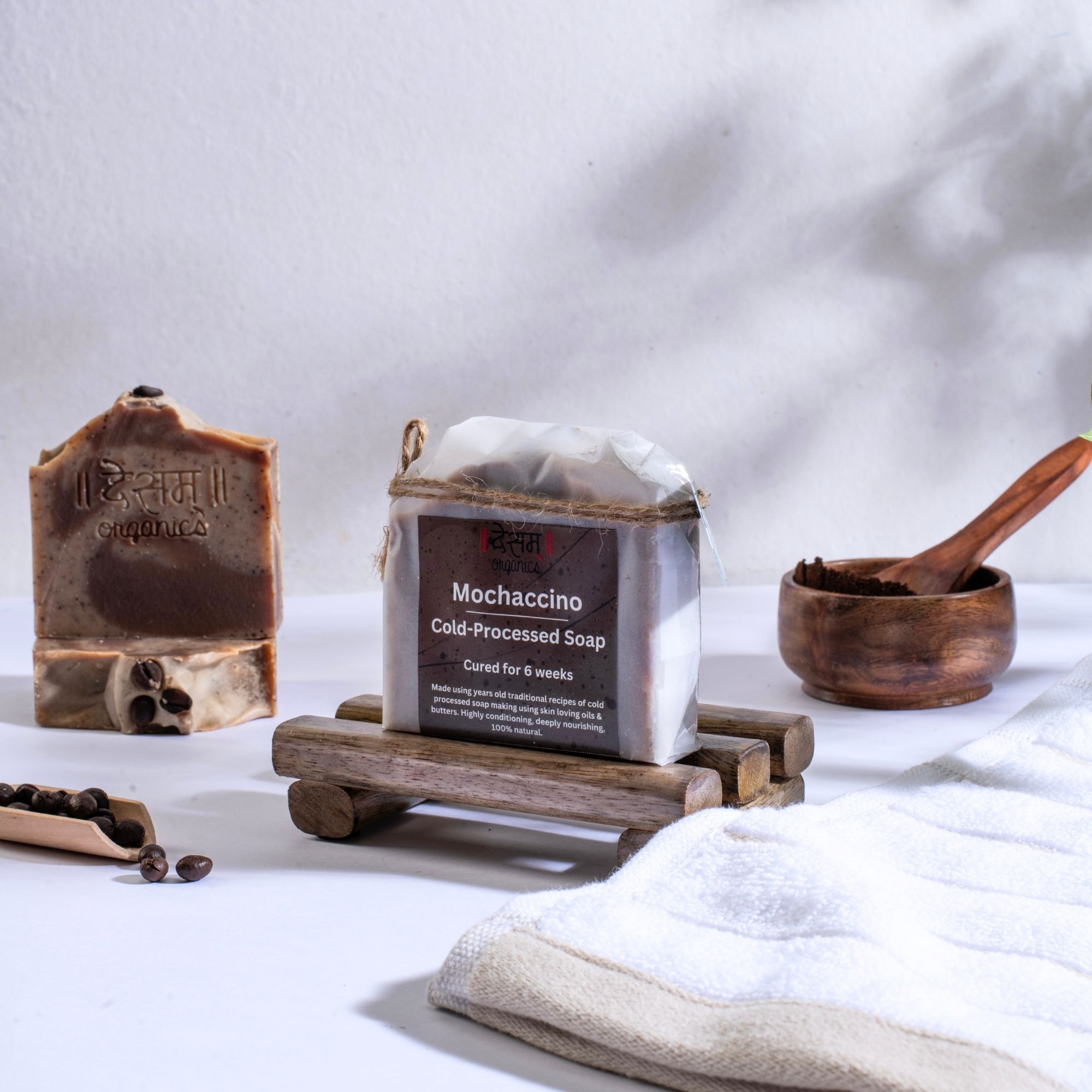 Desam Organics Mochaccino Cold Processed Handmade Artisanal Soap