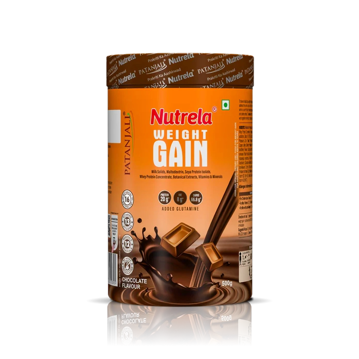 Patanjali Nutrela Weight Gain (Chocolate Flavour)+Free Shaker