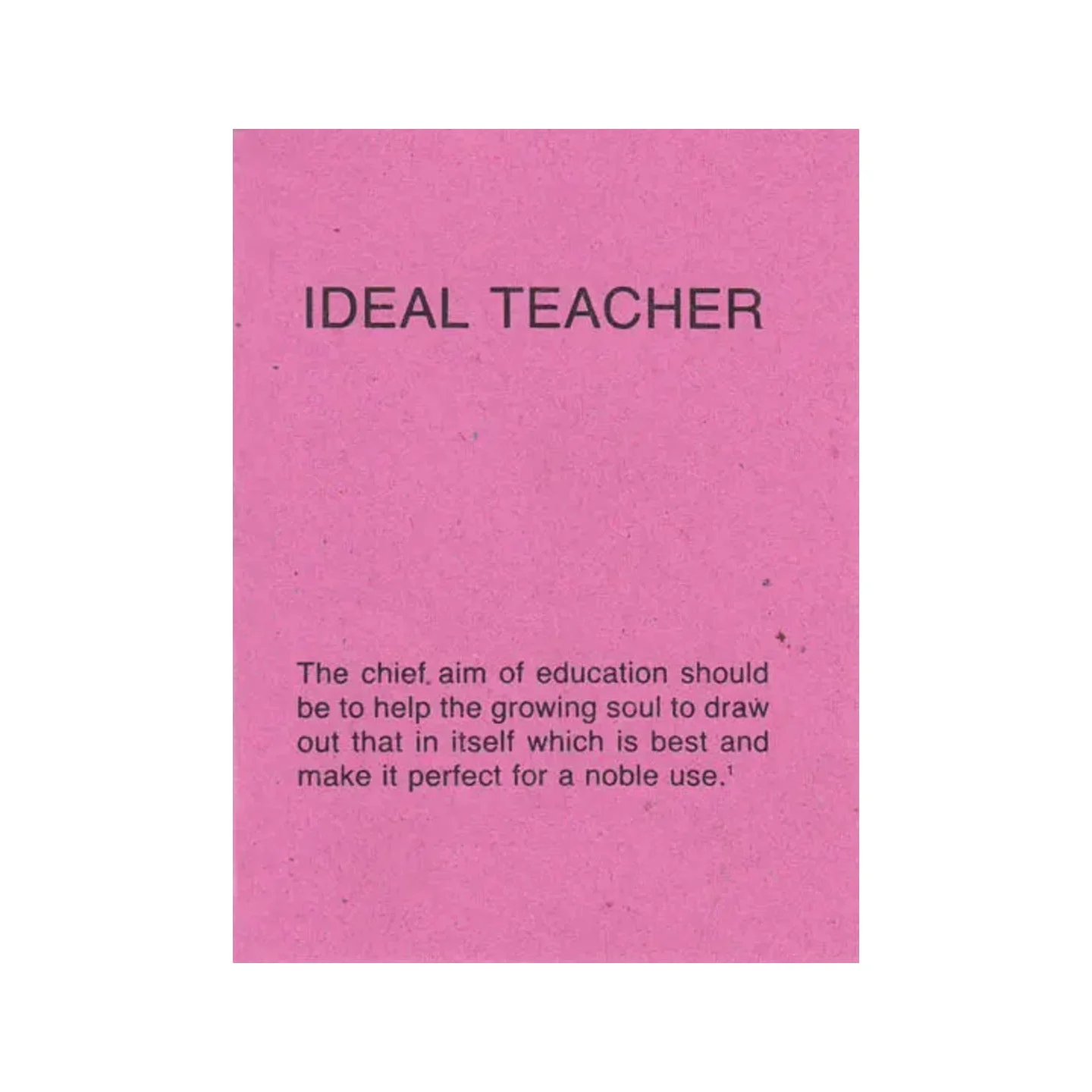 Ideal Teacher
