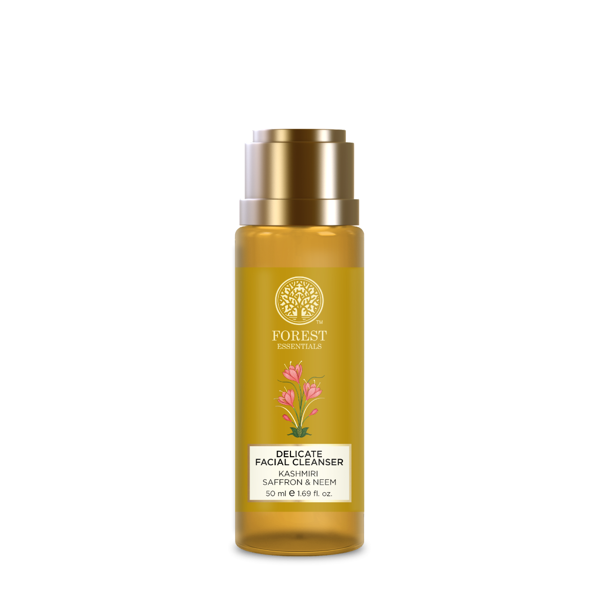 Forest Essentials Ayurvedic Purifying Face Wash with Saffron & Neem | For Normal to Oily Skin | Sulphate Free | Indian product Online Shopping Store