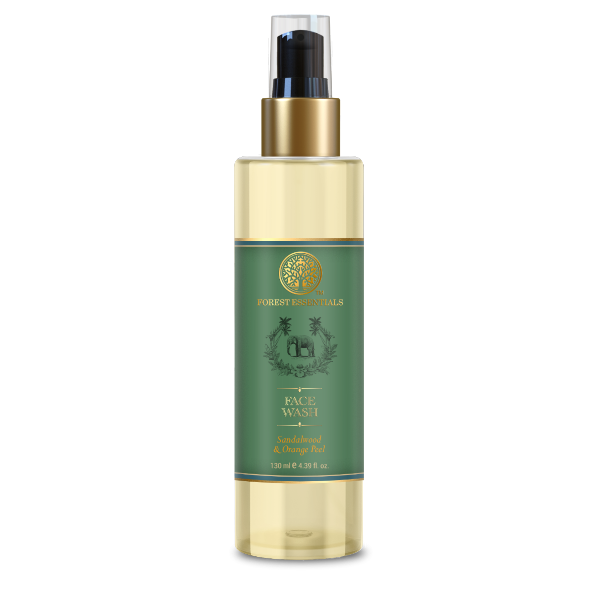 Forest Essentials Ayurvedic Purifying Face wash with Sandalwood & Orange Peel | For All Skin Types | Sulphate Free | Paraben Free | Indian product Online Shopping Store