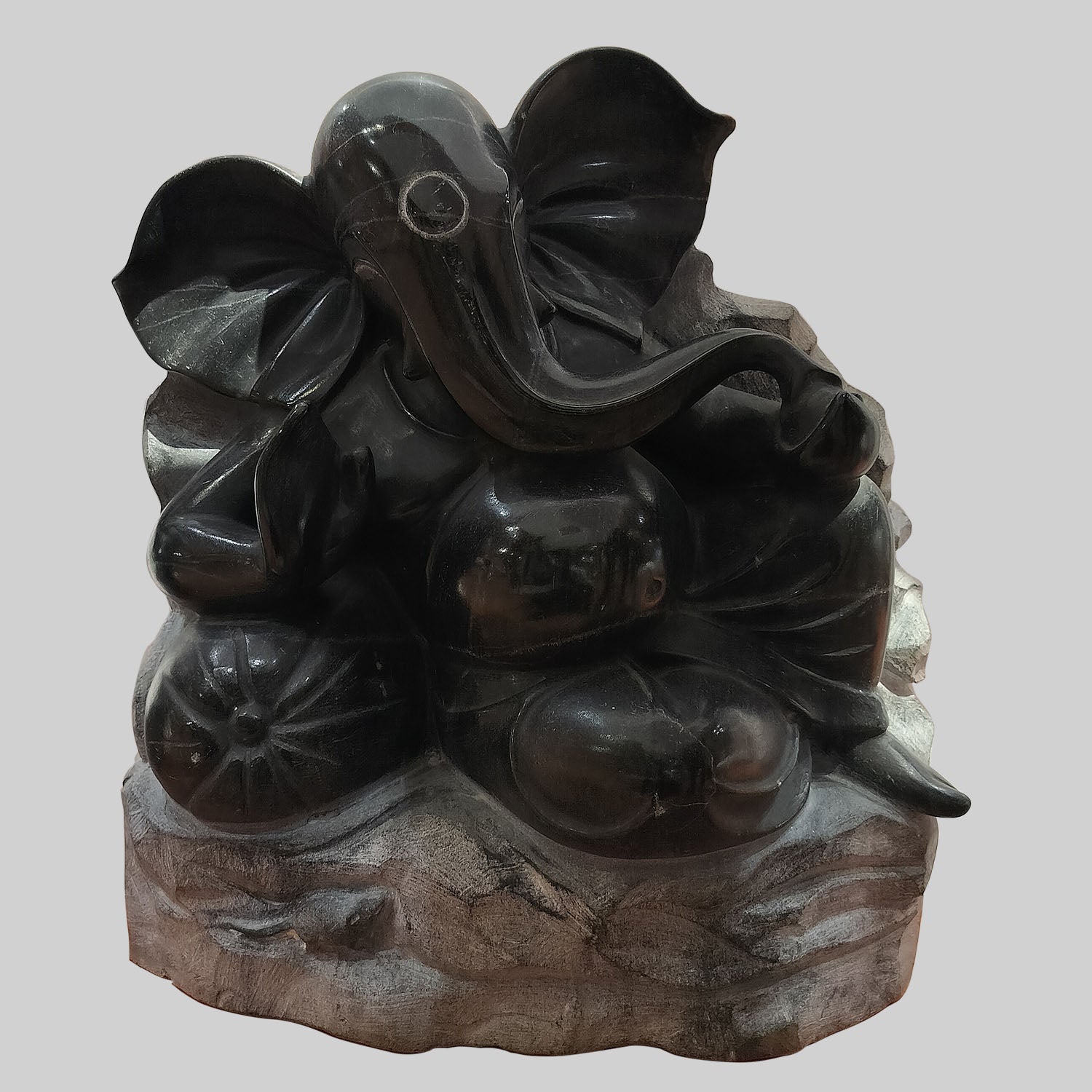 Black Marble Relaxing Ganesha 20 in_1 | Indian product Online Shopping Store