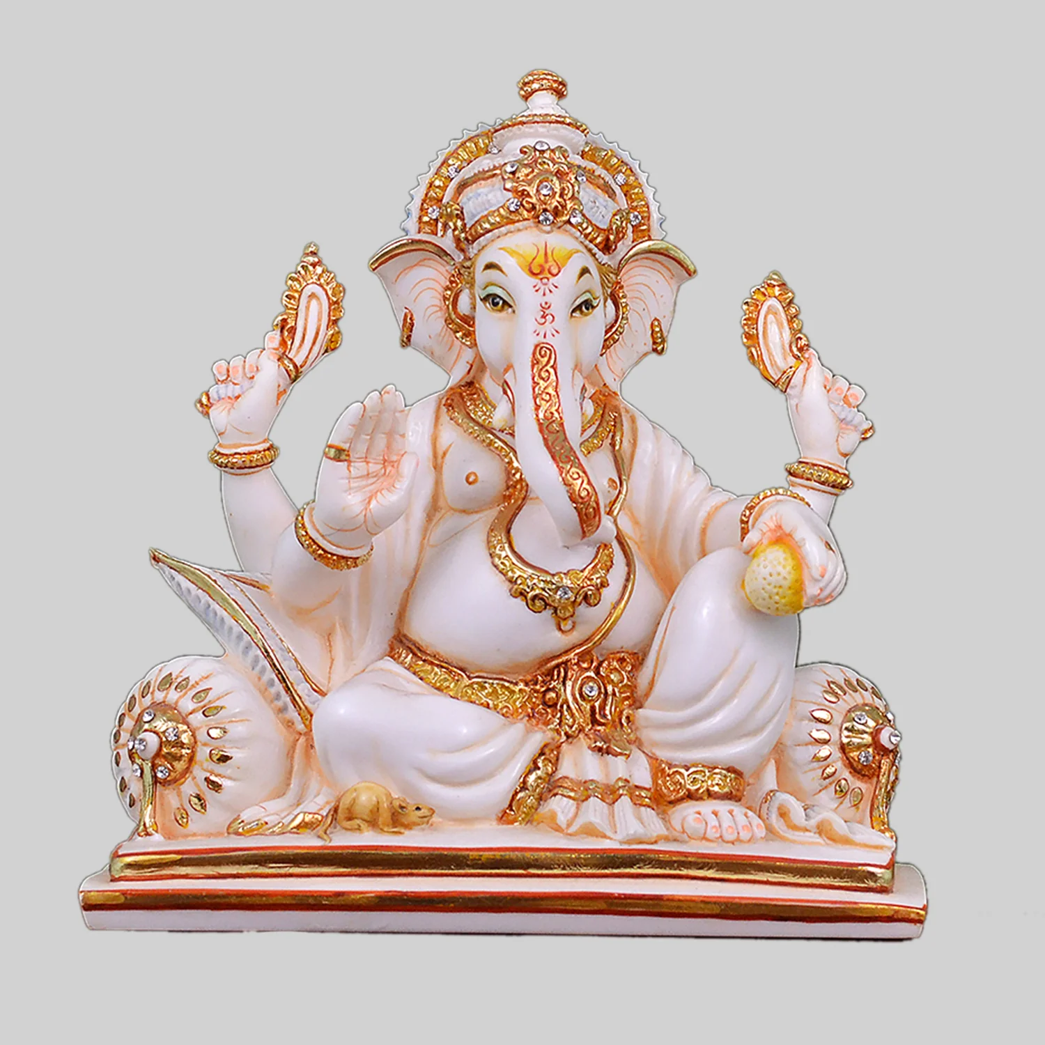 Culture Marble Hand Painted Ganesha 10 in_1 | Indian product Online Shopping Store