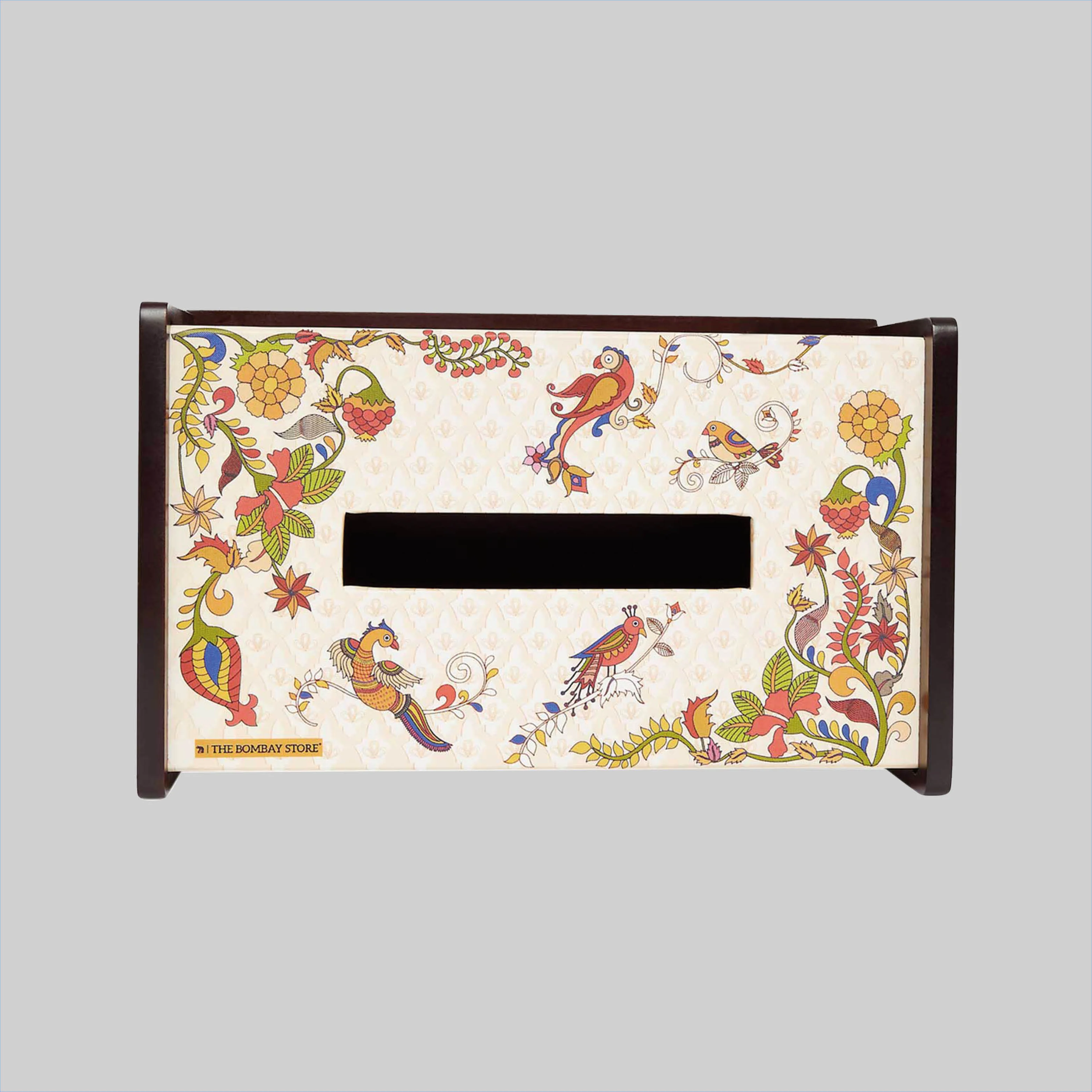 Kalamkari Rectangle Tissue Box Holder_1 | Indian product Online Shopping Store