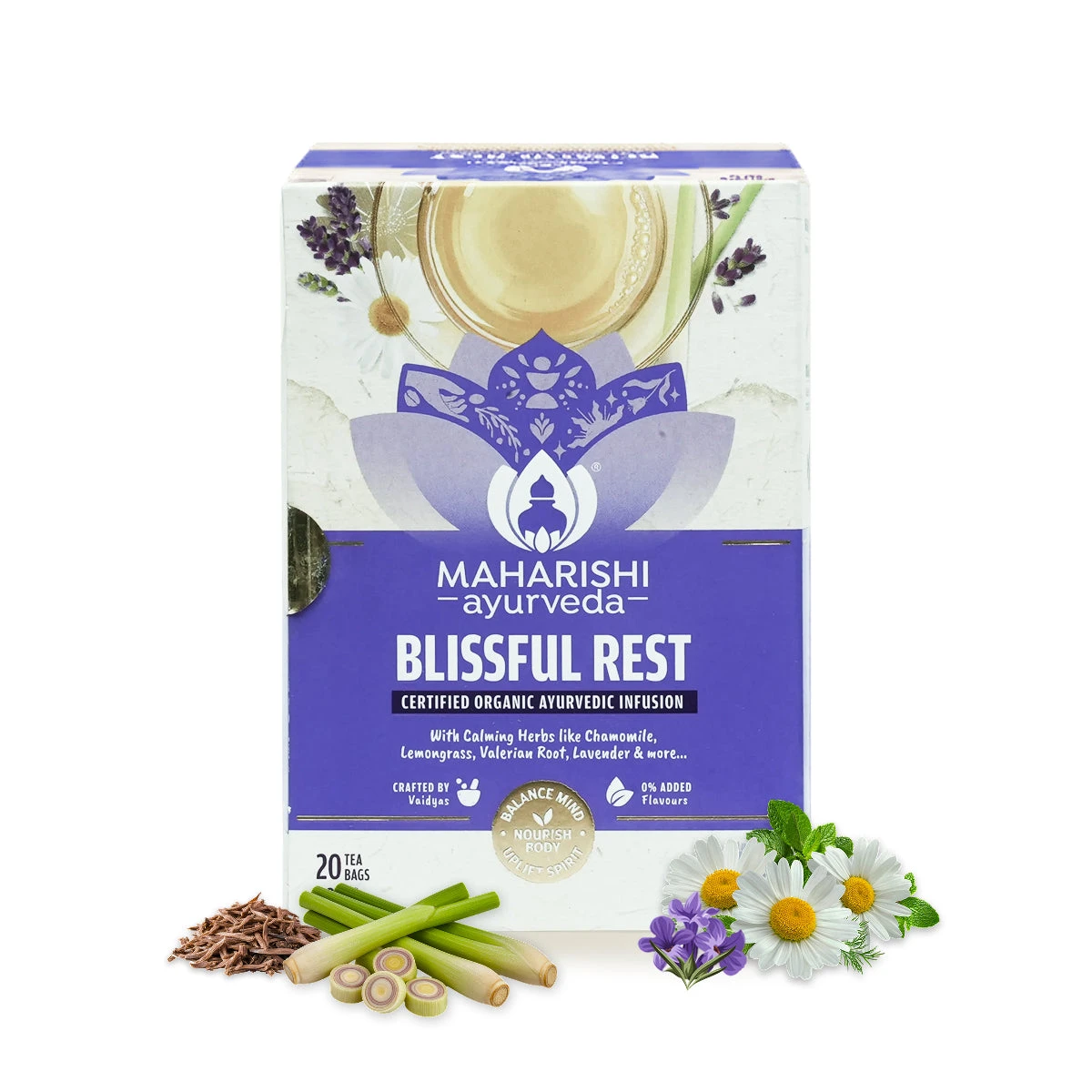 Maharishi Ayurveda Blissful Rest Ayurvedic Herbal Tea For Sleep_1 | Indian product Online Shopping Store