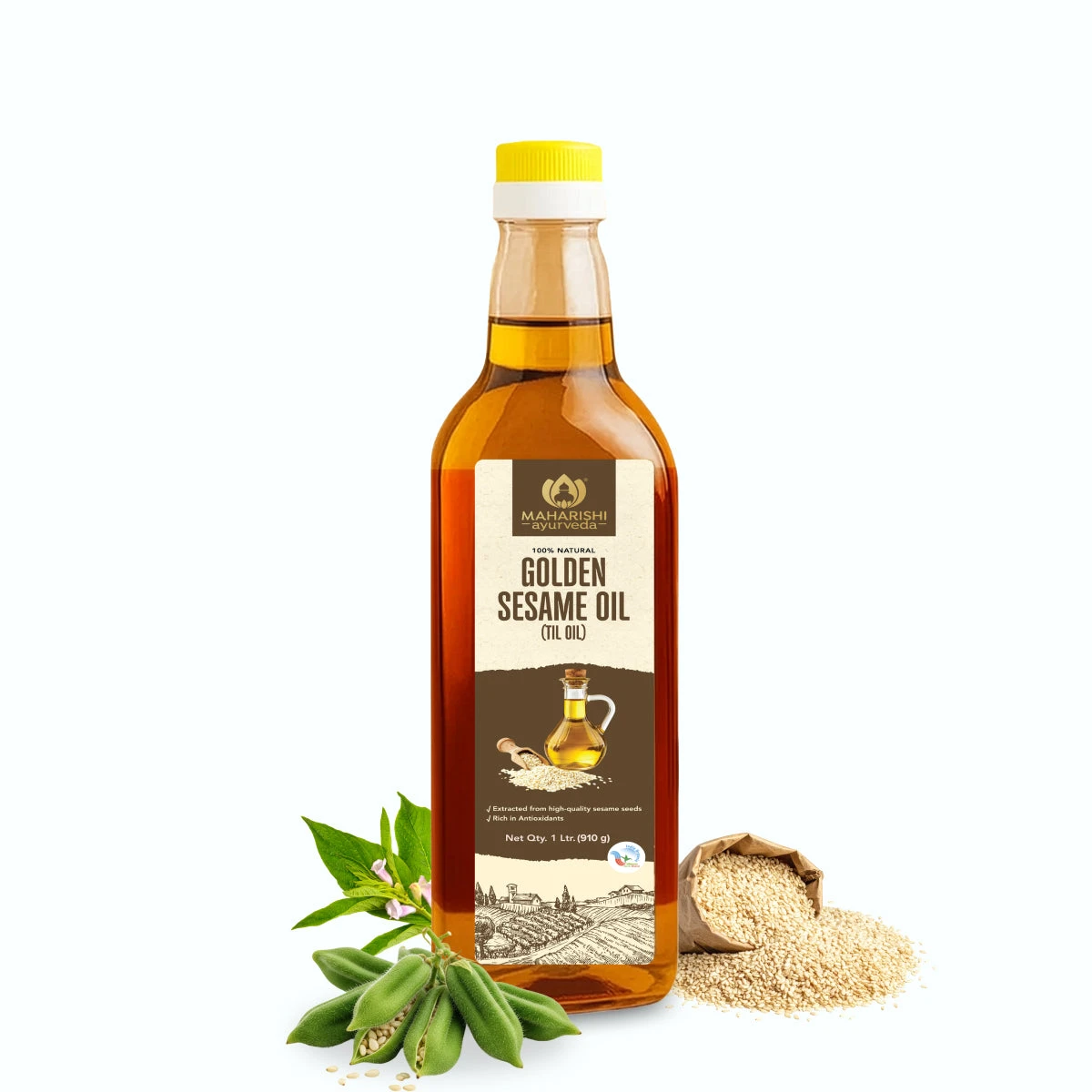 Maharishi Ayurveda Pure Cold Pressed Sesame Oil Benefits Skin & Wellness_1 | Indian product Online Shopping Store