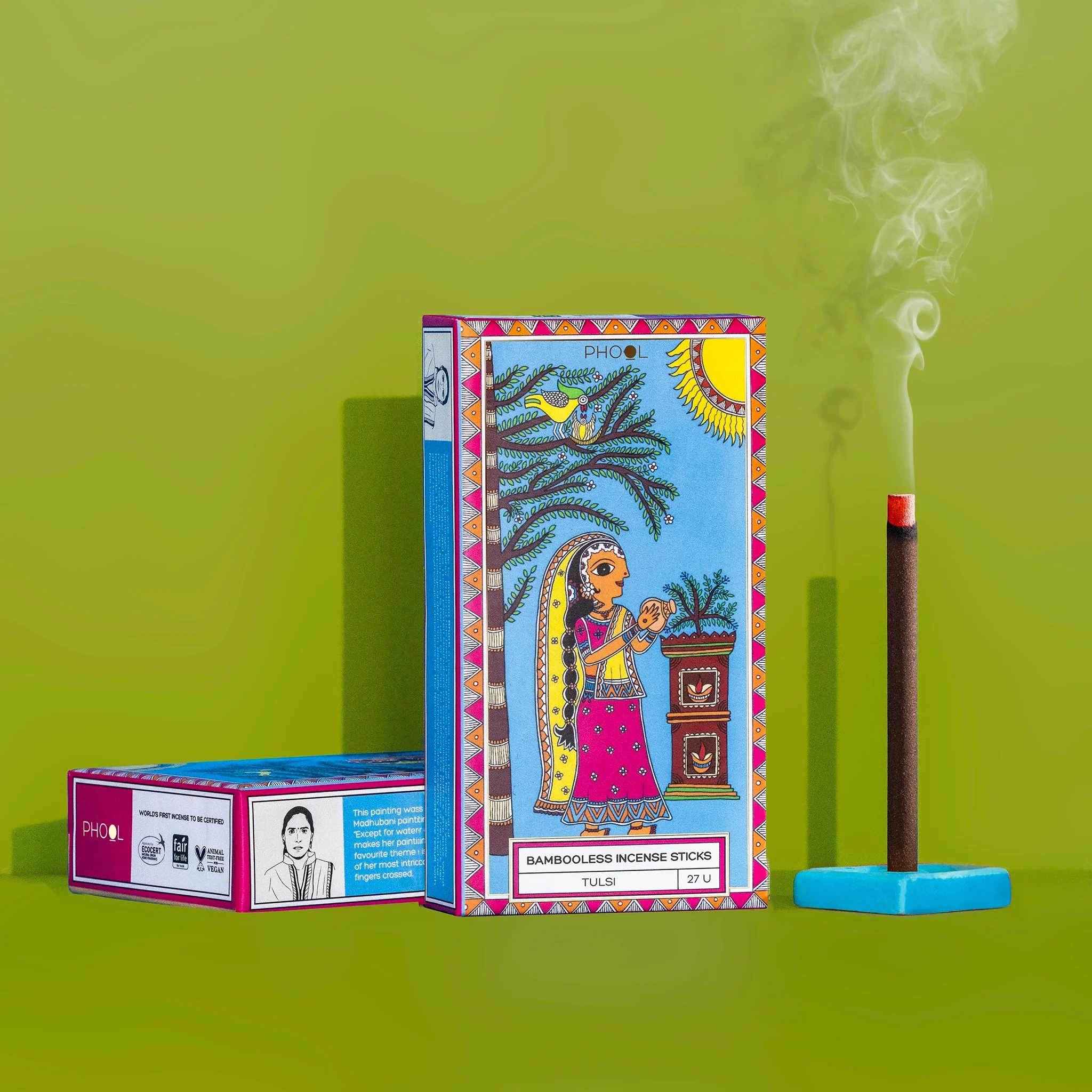 Phool Bambooless Incense Sticks - Tulsi_1 | Indian product Online Shopping Store