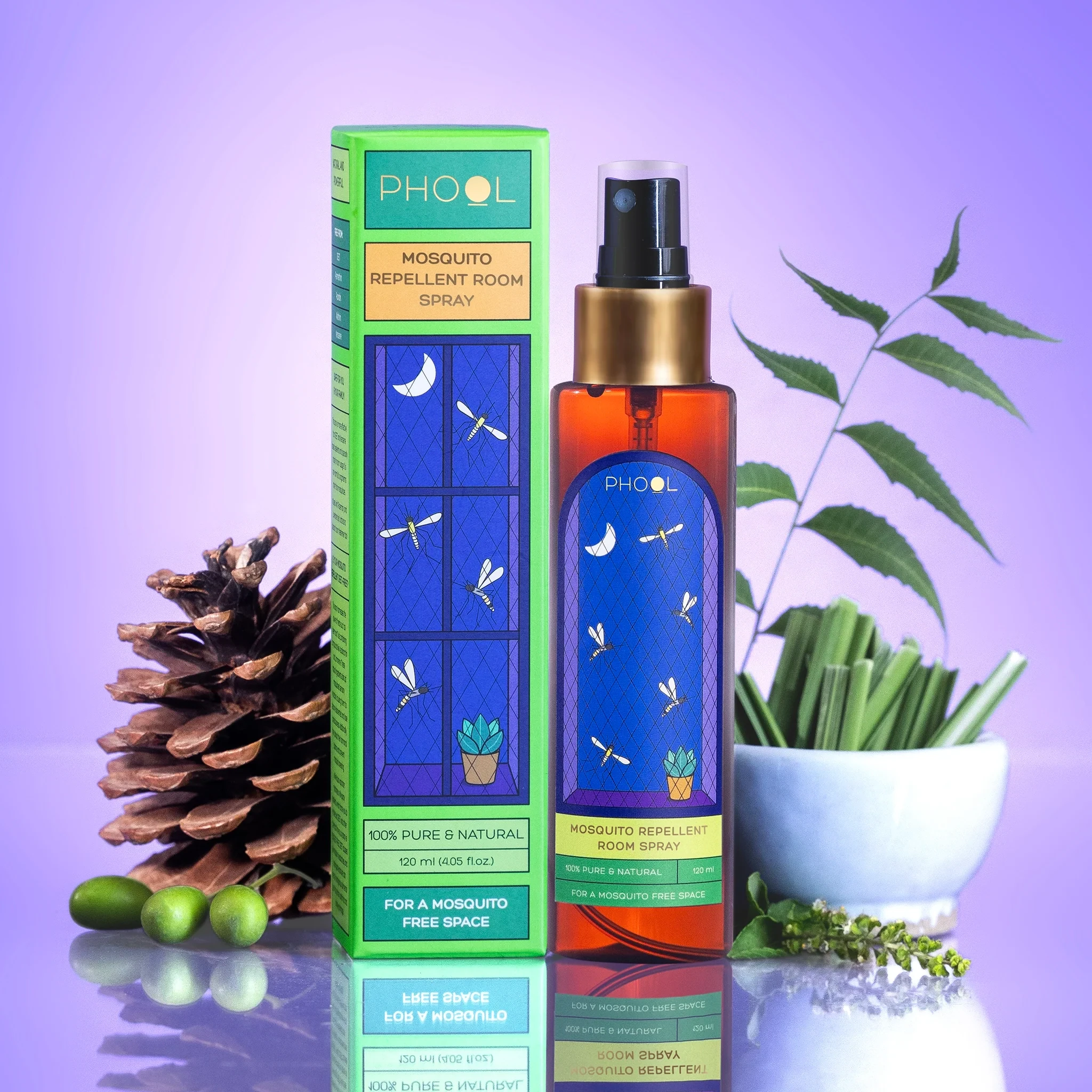 Phool DEET-Free Mosquito Repellent Room Spray_1 | Indian product Online Shopping Store