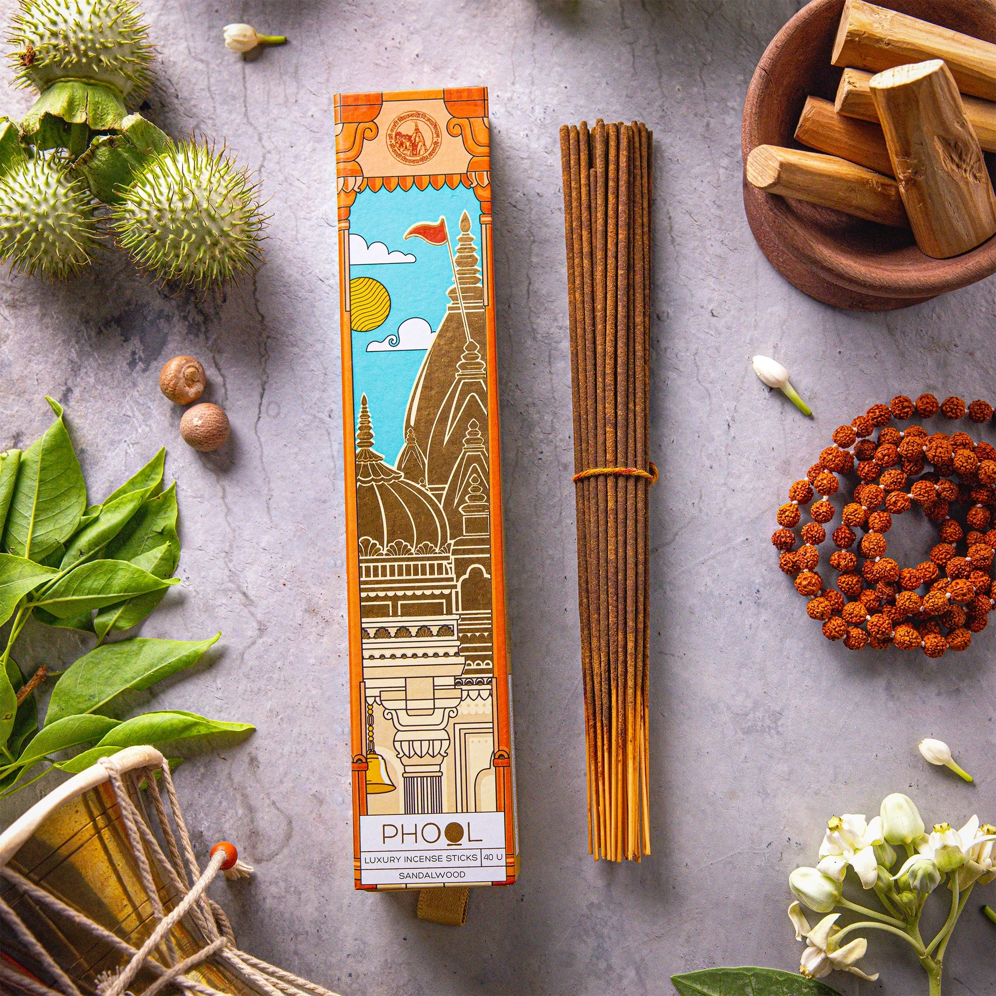 Phool KVT Sandalwood Incense Sticks_1 | Indian product Online Shopping Store