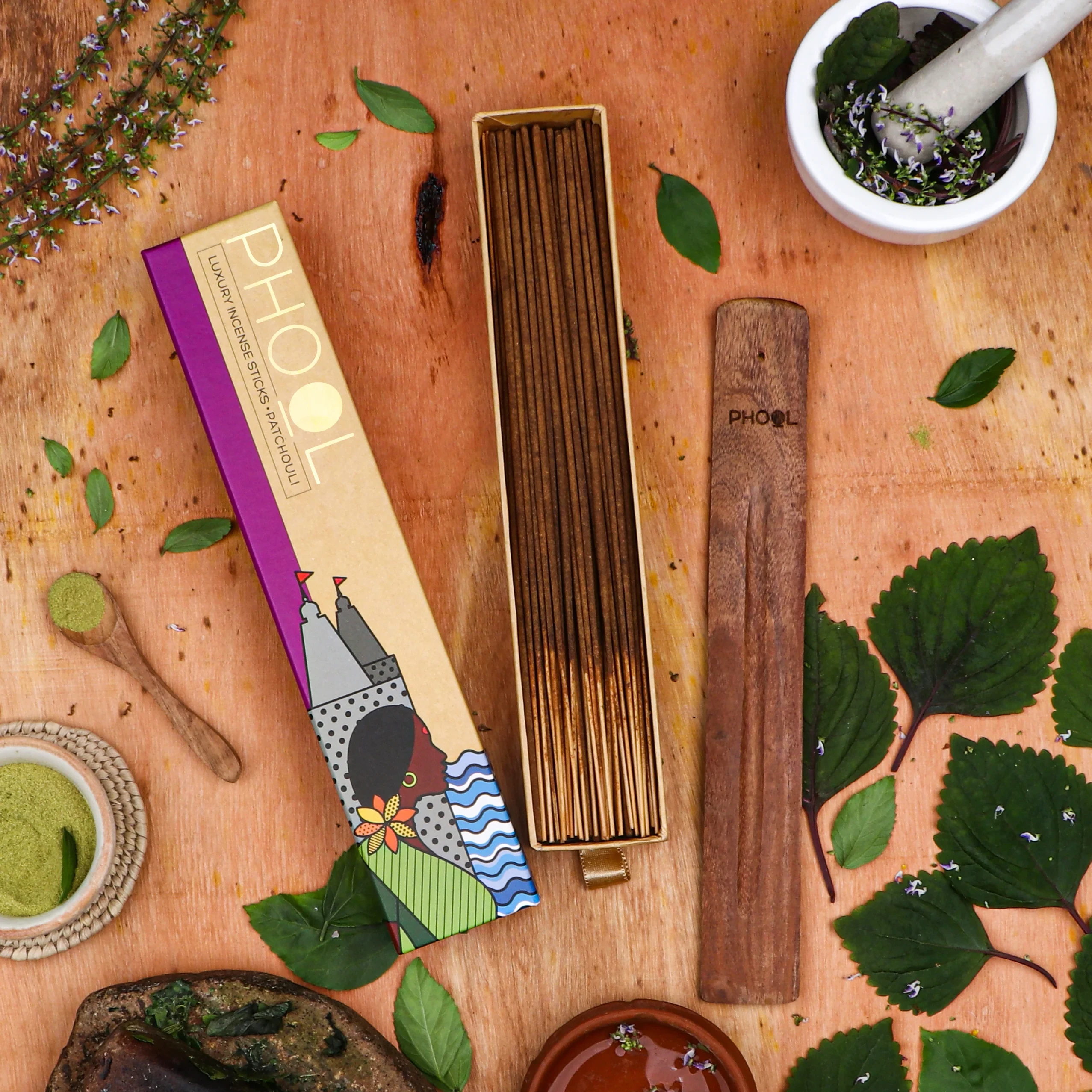 Phool Natural Incense Sticks - Patchouli_1 | Indian product Online Shopping Store