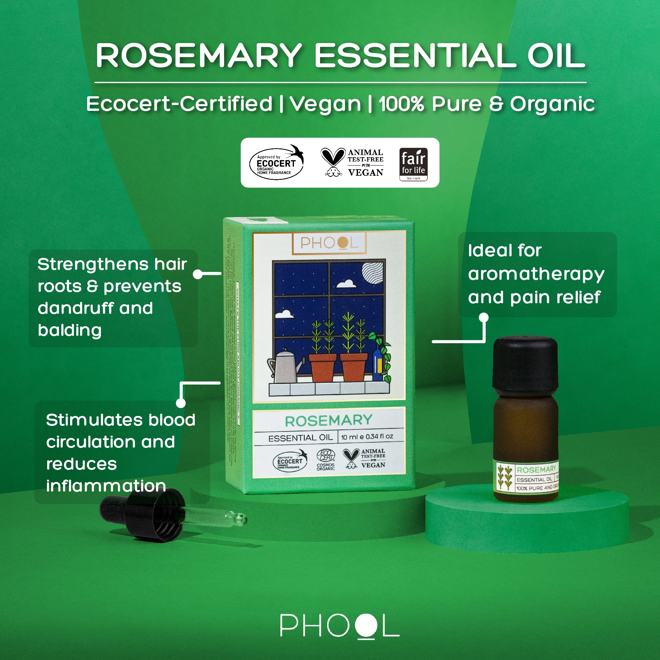 Phool Rosemary Essential Oil_1 | Indian product Online Shopping Store