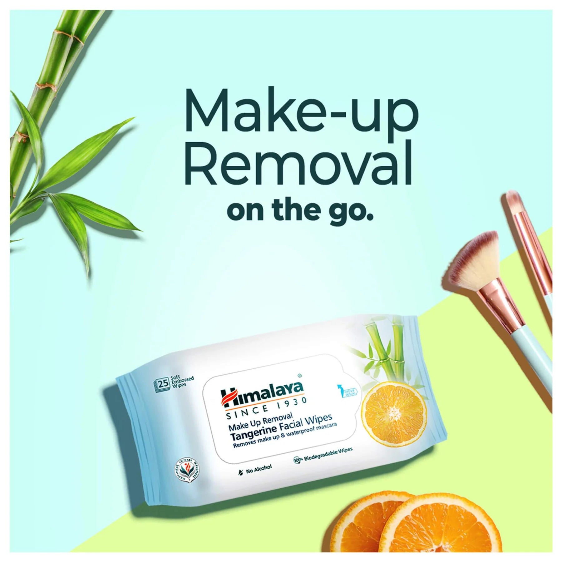 Himalaya Makeup Removal Tangerine Facial Wipes - Totally Indian