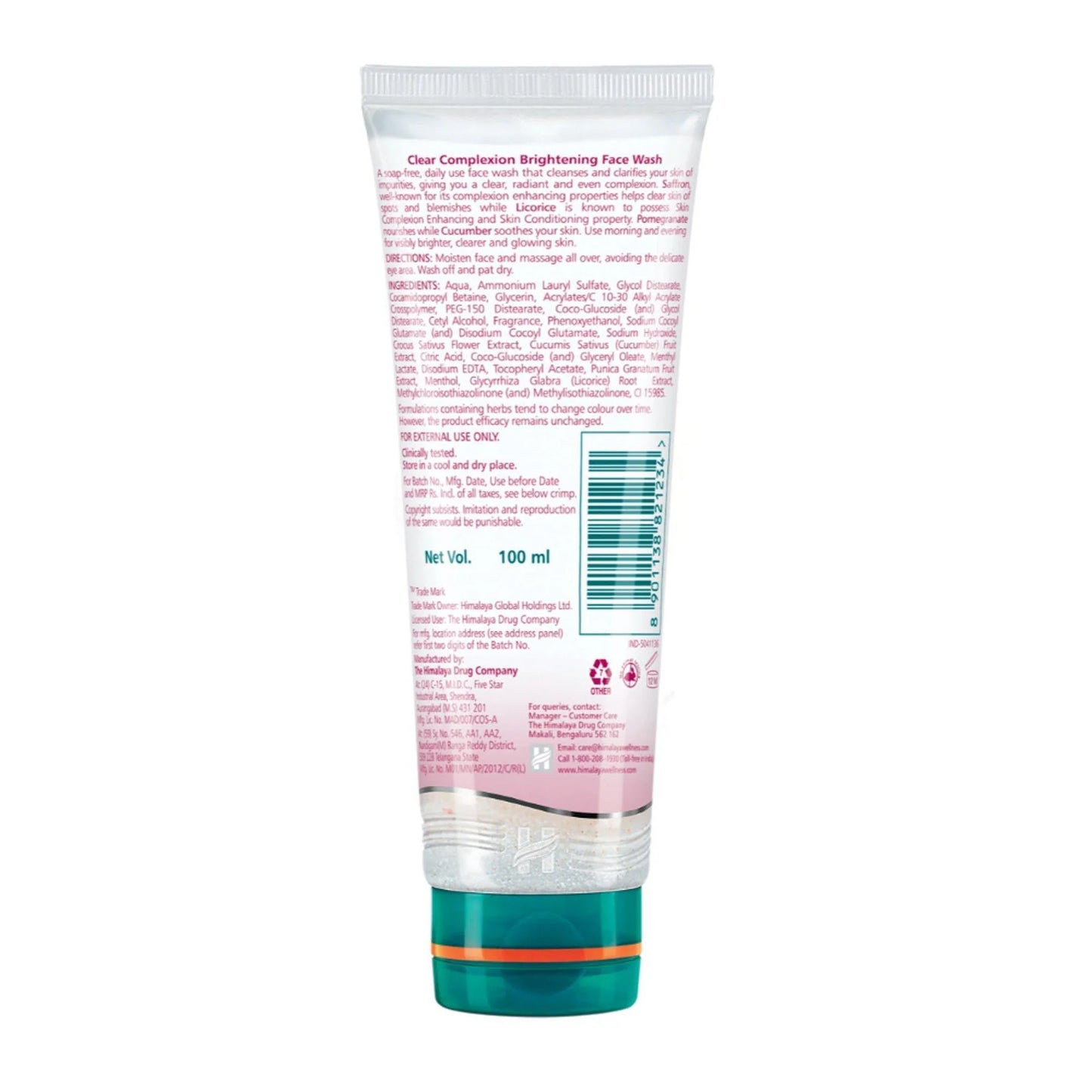 Himalaya Clear Complexion Brightening Face Wash - Totally Indian