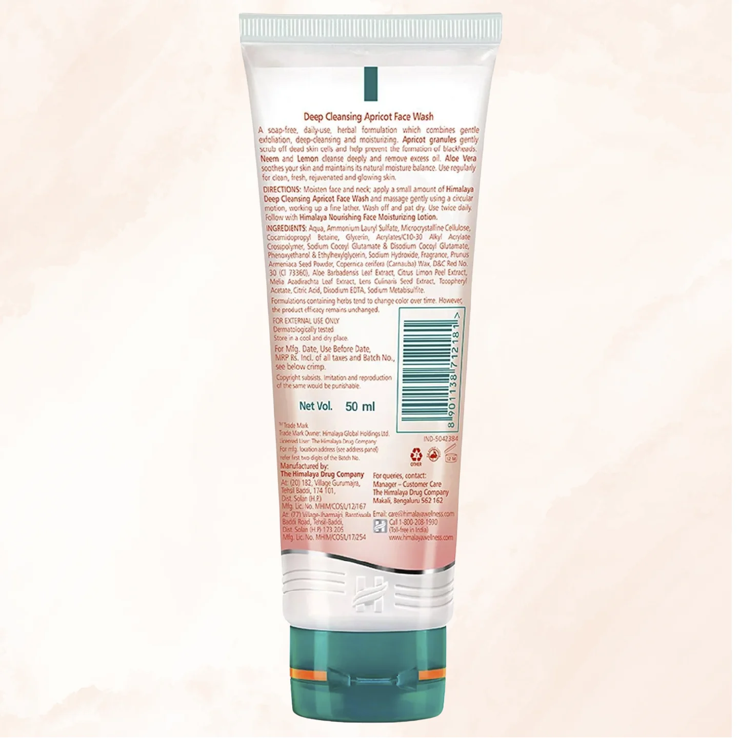 Himalaya Deep Cleansing Apricot Face Wash - Totally Indian