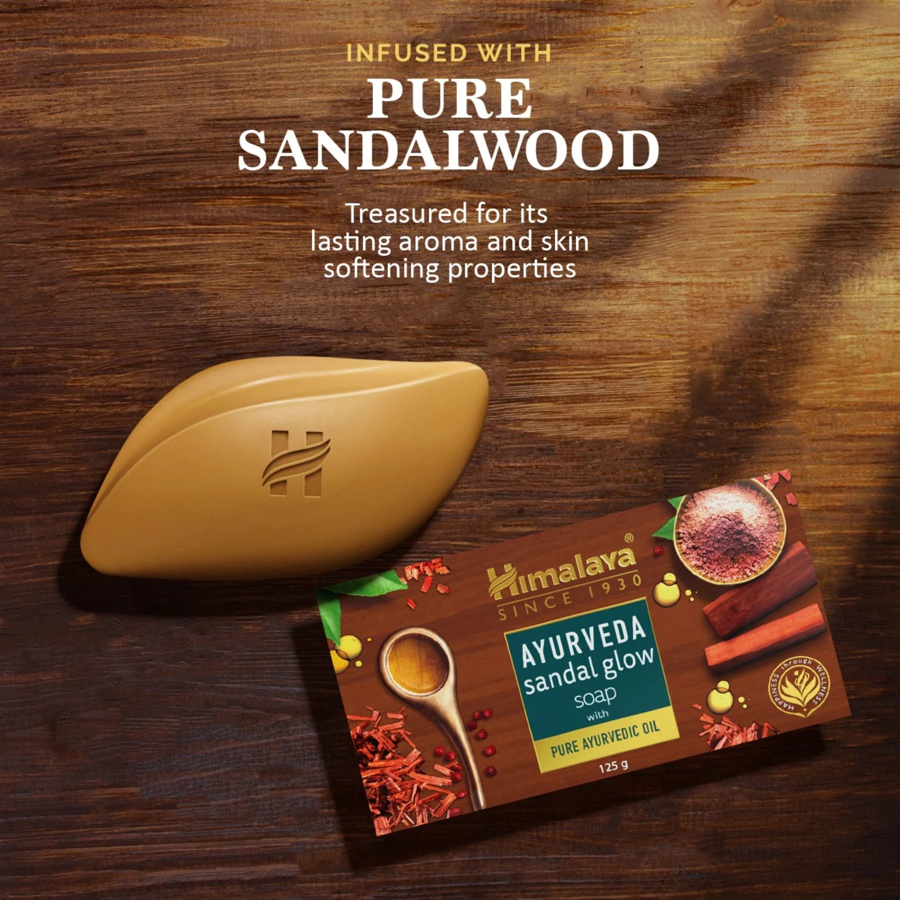 Himalaya Ayurveda Sandal Glow Soap - Totally Indian