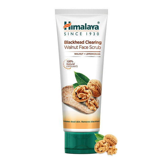 Himalaya Blackhead Clearing Walnut Face Scrub - Totally Indian