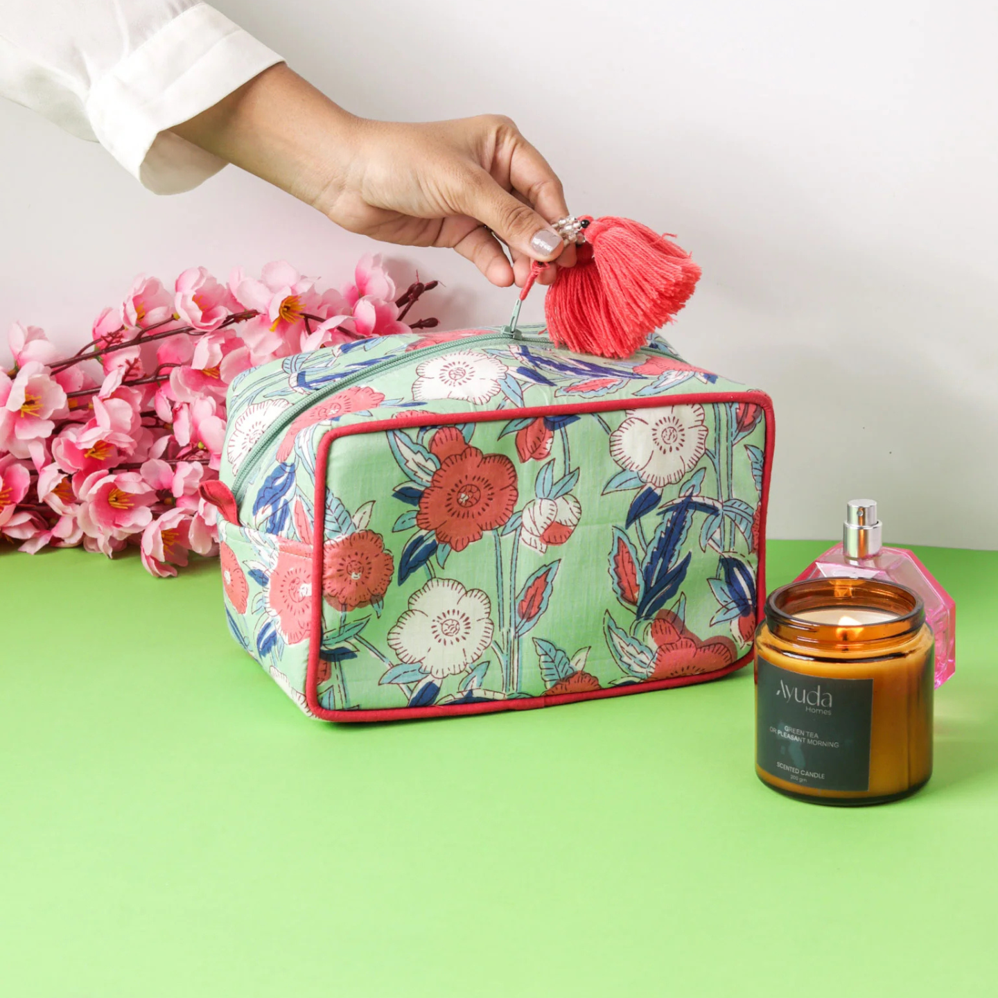 Ayuda Homes - Bageecha - Multi Utility Pouch - Totally Indian