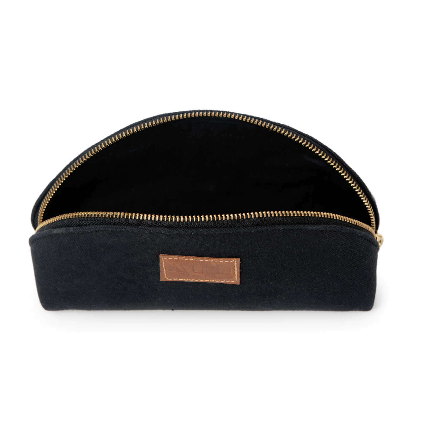 Ayuda Homes - Canvas ArcStyle Organizer Pouch - Black - Totally Indian