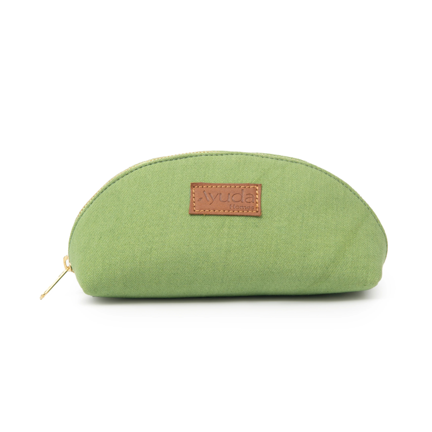 Ayuda Homes - Canvas ArcStyle Organizer Pouch - Green - Totally Indian