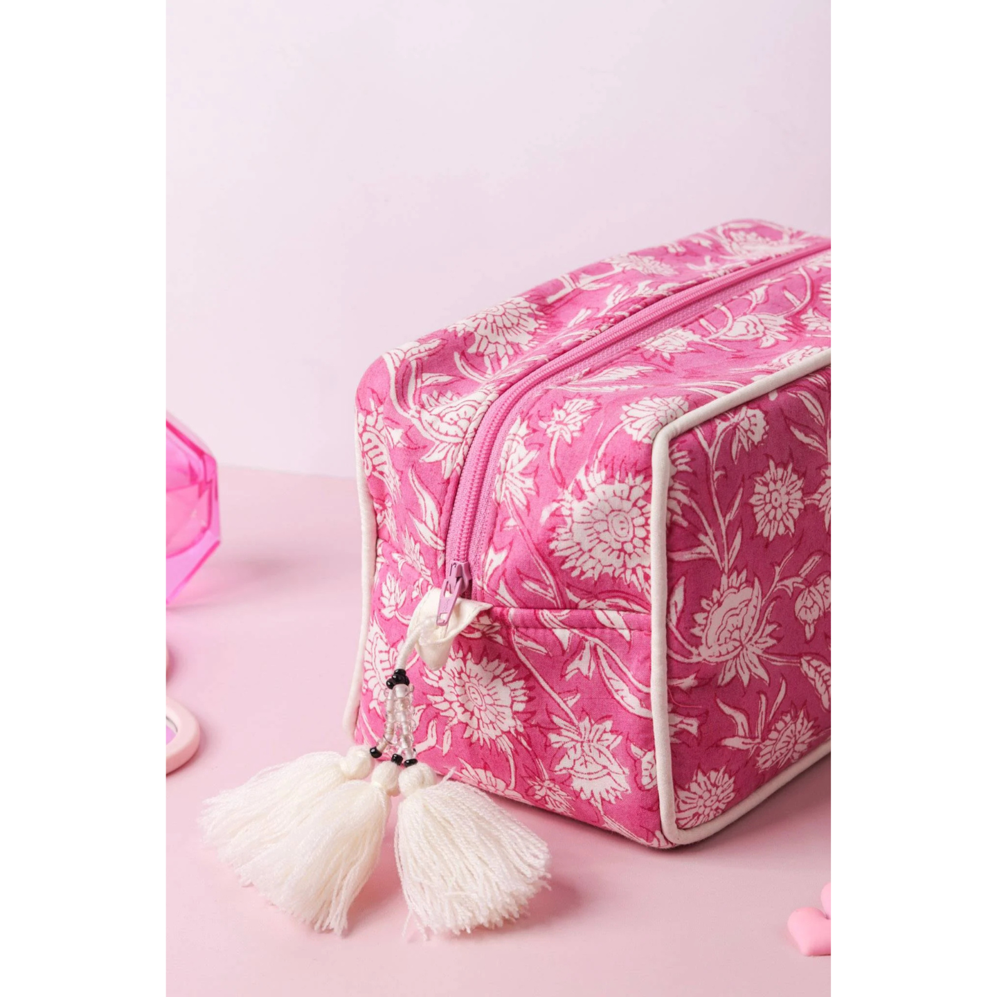 Ayuda Homes - Gulabi - Multi Utility Pouch - Totally Indian