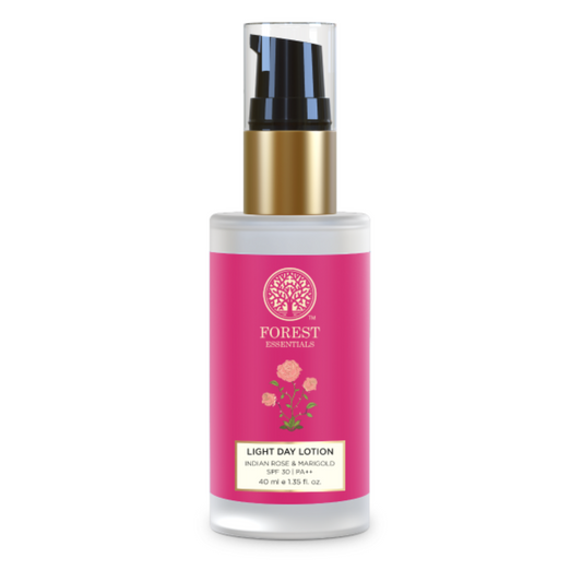 Forest Essentials Light Day Lotion Indian Rose & Marigold With SPF 30 | PA++ - Totally Indian